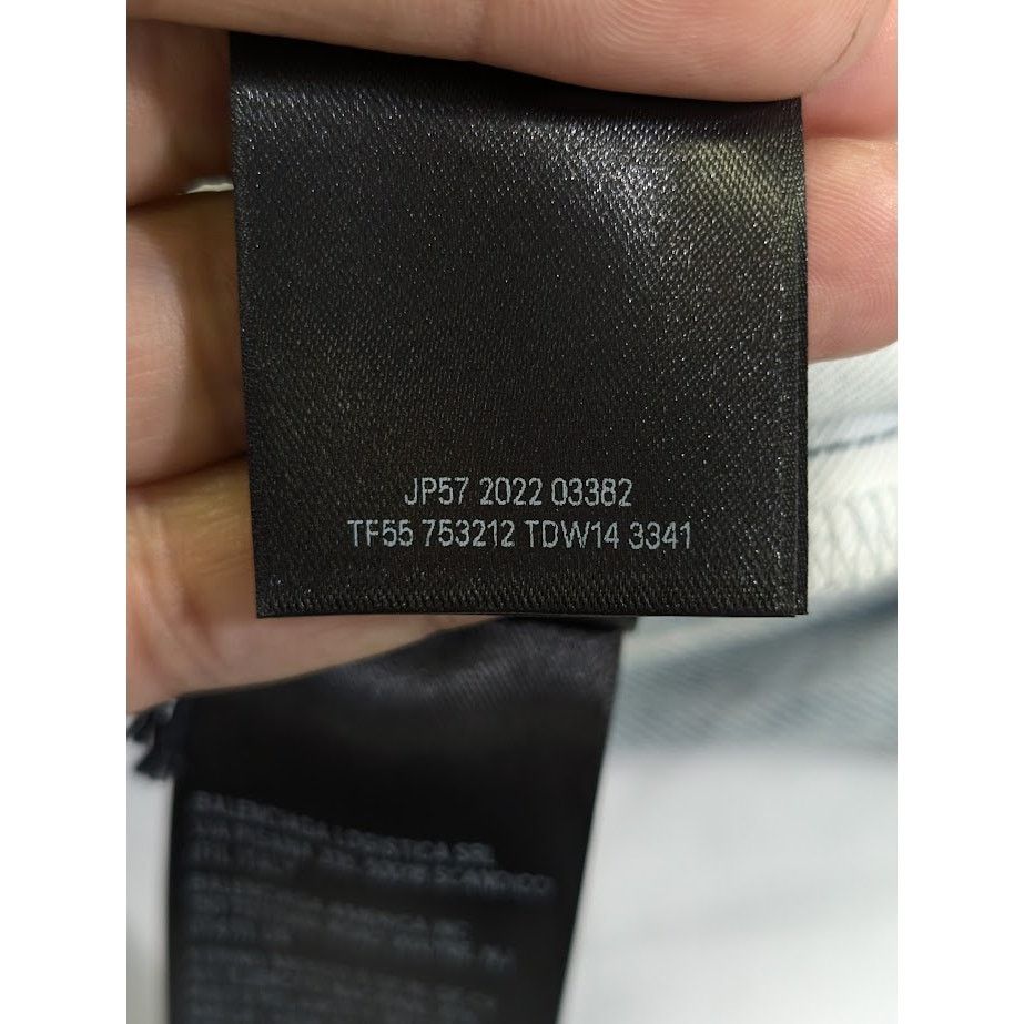 Balenciaga o1rshd1 Slim Shorts Organic Japanese Twill in Eco Blue Size US 30 / EU 46 - 14 Thumbnail