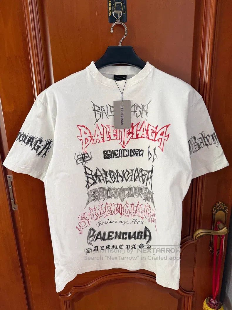 Balenciaga Balenciaga White Dragon Year Limited Edition Short Sleeve Size US XS / EU 42 / 0 - 1 Thumbnail