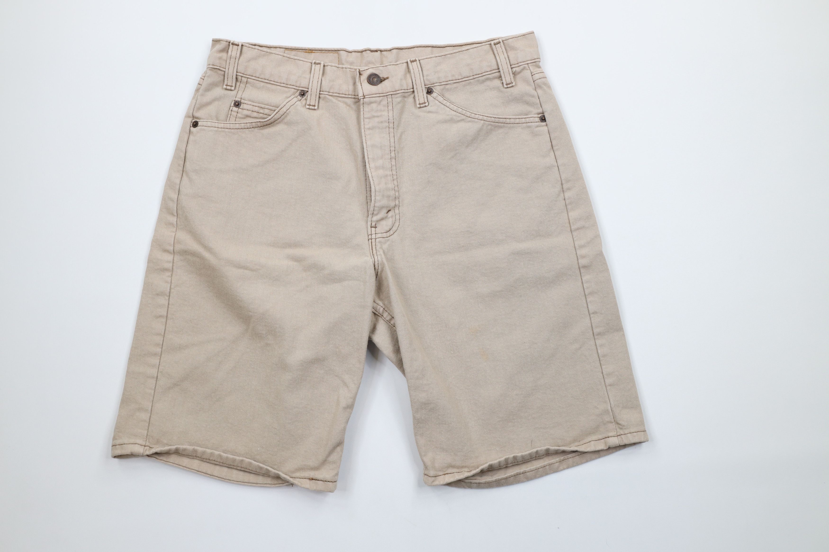 Levi's × Vintage Vintage 90s Levis 550 Orange Tab Denim Jean Shorts Jorts USA Size US 34 / EU 50 - 1 Thumbnail