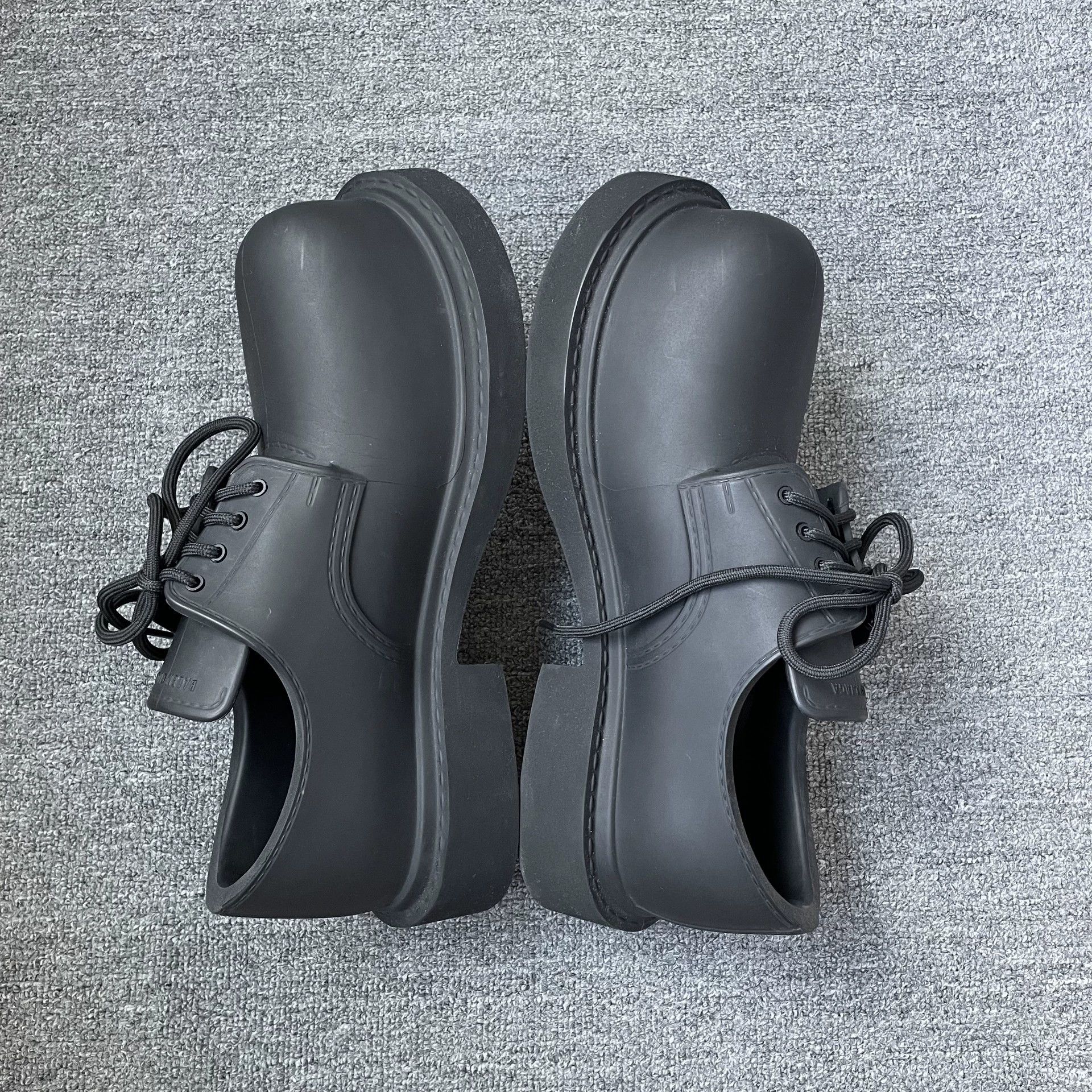 Balenciaga Balenciaga 23SS Steroid Eva Mickey Derby Low Black 44 98N Size US 11 / EU 44 - 5 Thumbnail