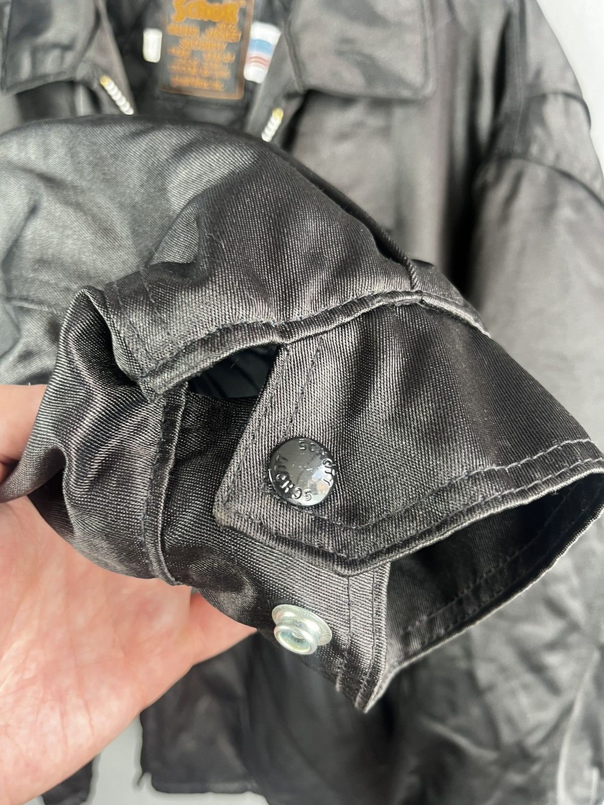 Schott Schott Vintage Bomber Jacket Cropped Boxy Patch Japanese Y2K Size US XL / EU 56 / 4 - 8 Thumbnail