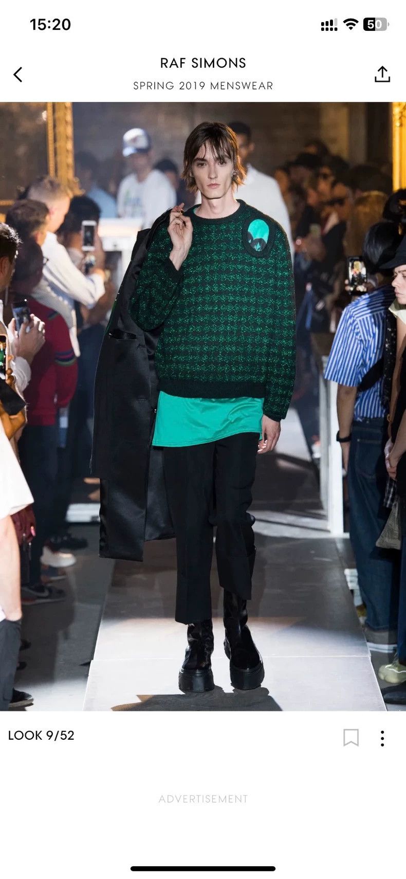 Raf Simons raf simons Spring/Summer 19 Jacquard Sweater 2502-Nextarro Size US M / EU 48-50 / 2 - 9 Thumbnail