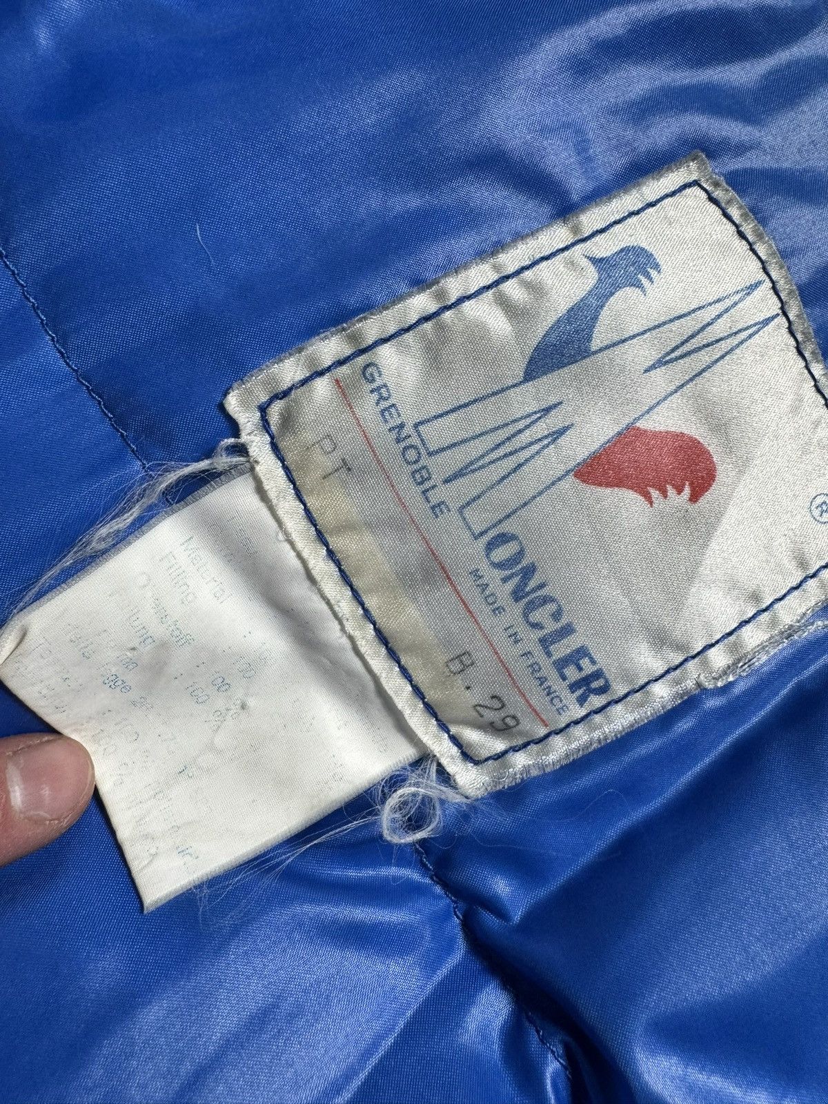 Moncler Moncler Vintage 90’s Down Puffer Jacket Blue Size US L / EU 52-54 / 3 - 6 Thumbnail