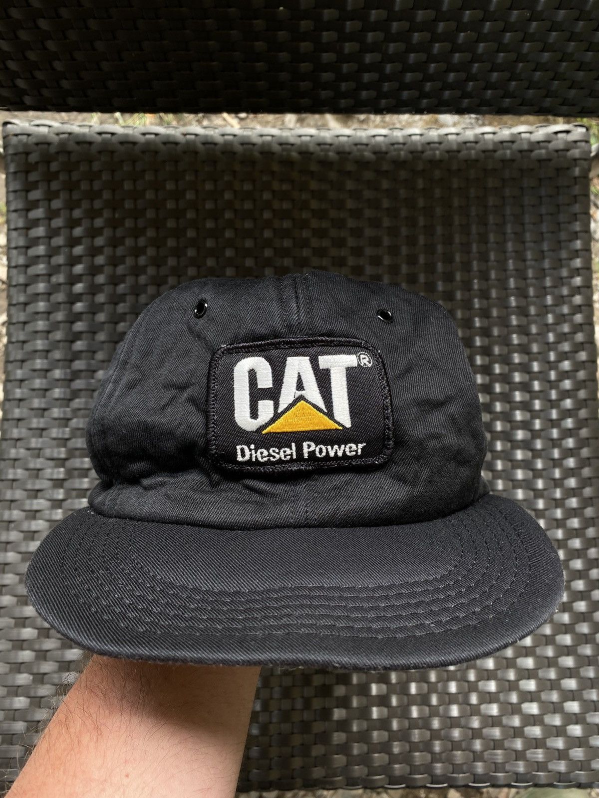 Vintage Vintage CAT Diesel Power Tonkin Hat Cap 80s like Mercedes Size ONE SIZE - 1 Thumbnail