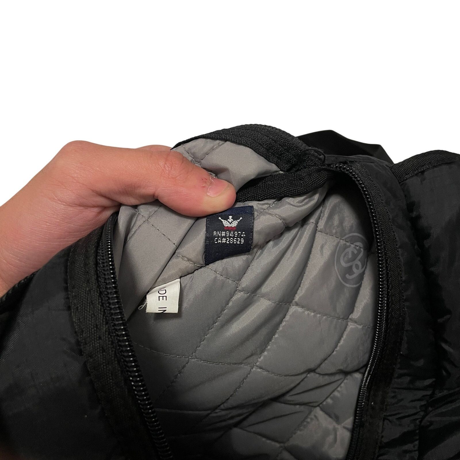 Stussy VTG 90s Stussy Black Technical Crossbody Sling Messenger Bag Size ONE SIZE - 4 Thumbnail