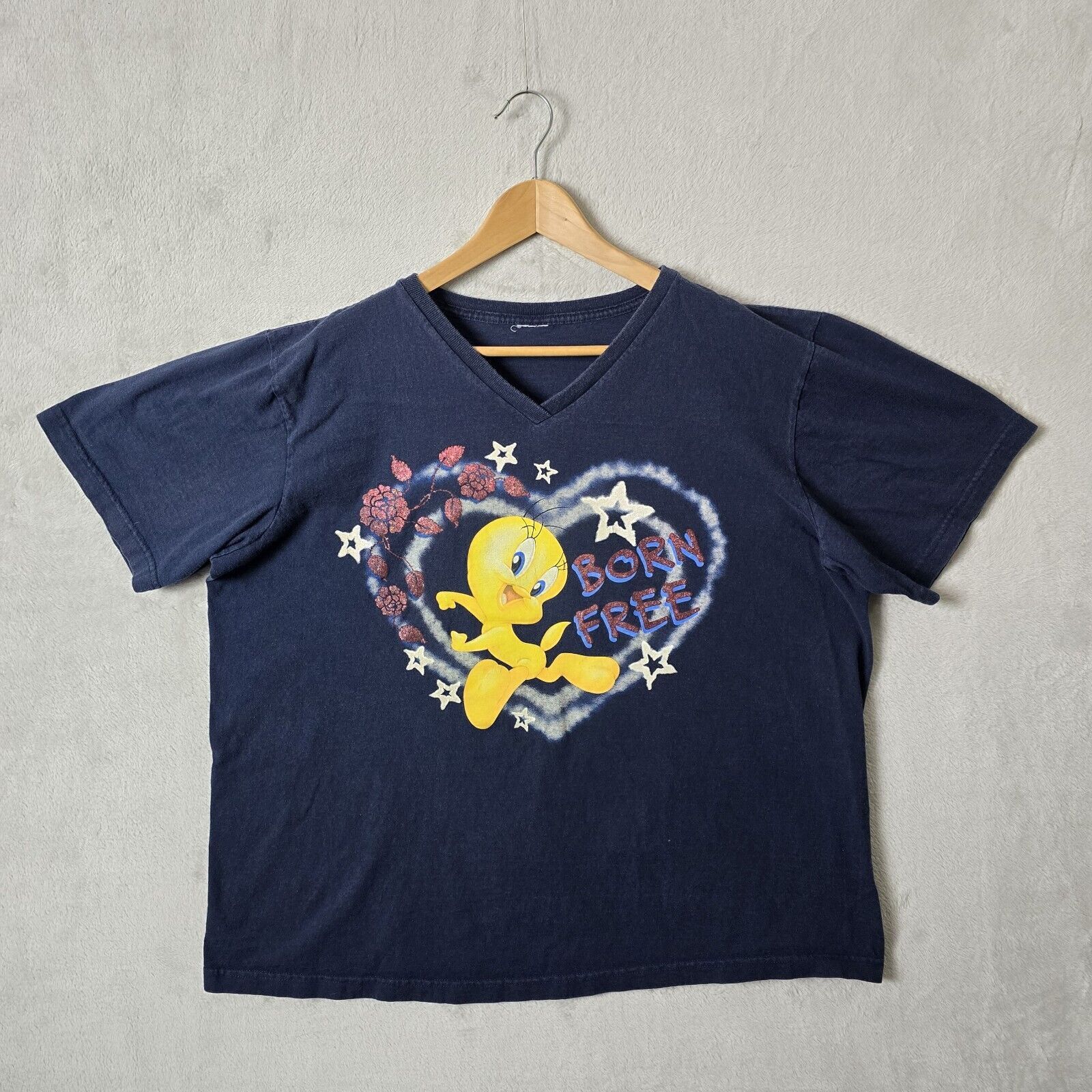 Vintage Vintage Womens Looney Tunes Tweetie Bird Born Free Shirt XXL Size XXL / US 16-18 / IT 52-54 - 2 Thumbnail