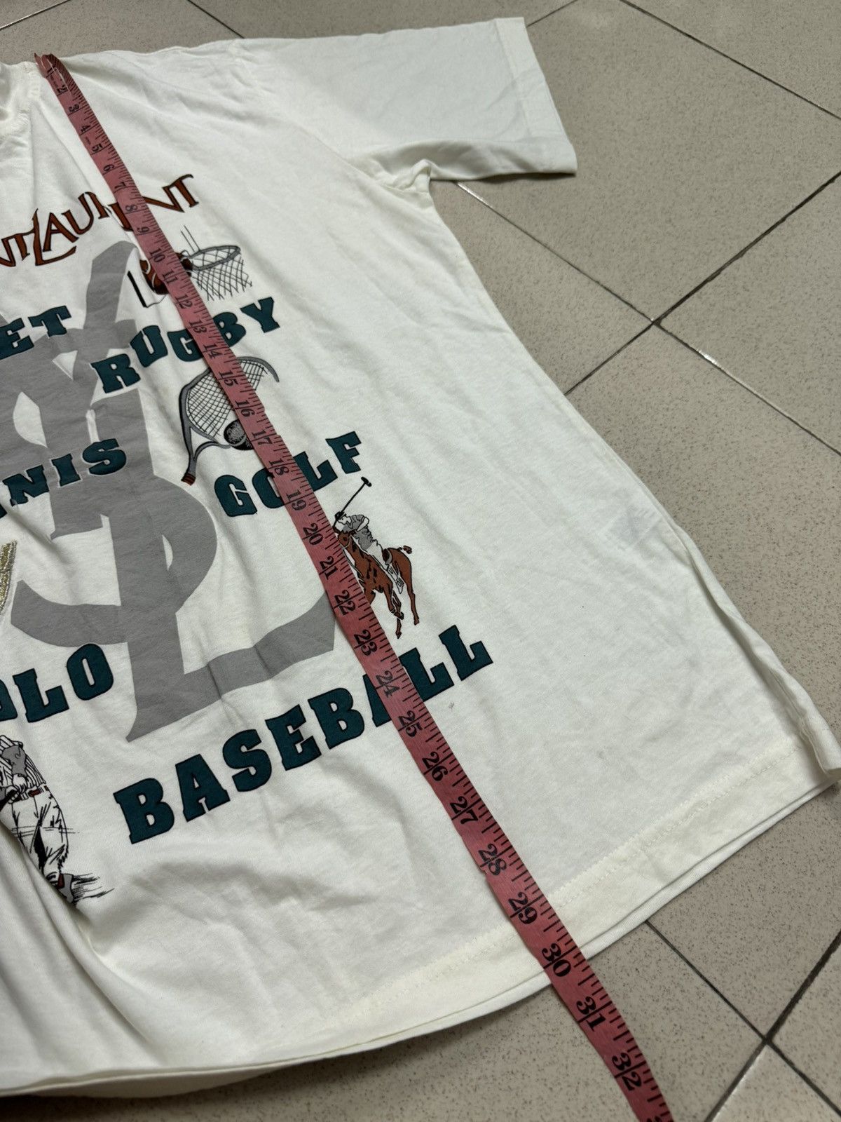 Yves Saint Laurent TRUE VINTAGE YSL SPORTS T-SHIRT Size US M / EU 48-50 / 2 - 4 Thumbnail