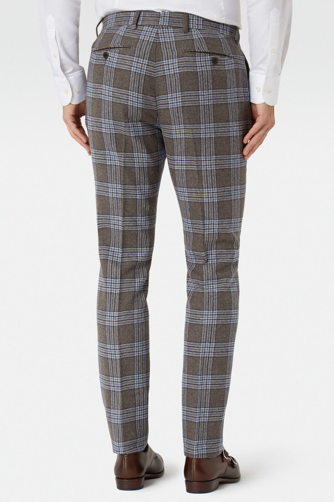 Designer × Hackett HACKETT KENSINGTON Slim Winter Check Trousers Pants Wool Size US 36 / EU 52 - 2 Thumbnail