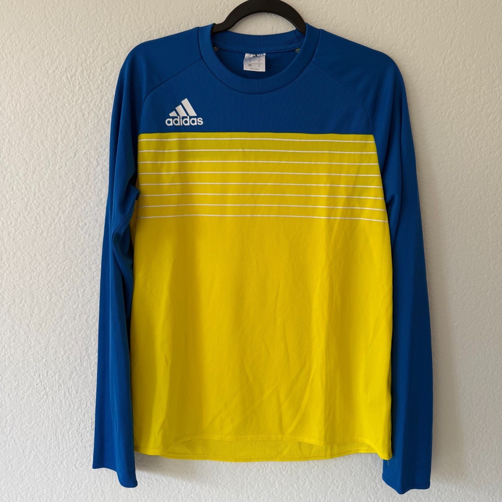 Adidas ADIDAS Polyester Soccer Training Jersey Men Medium Regular Size US M / EU 48-50 / 2 - 1 Thumbnail