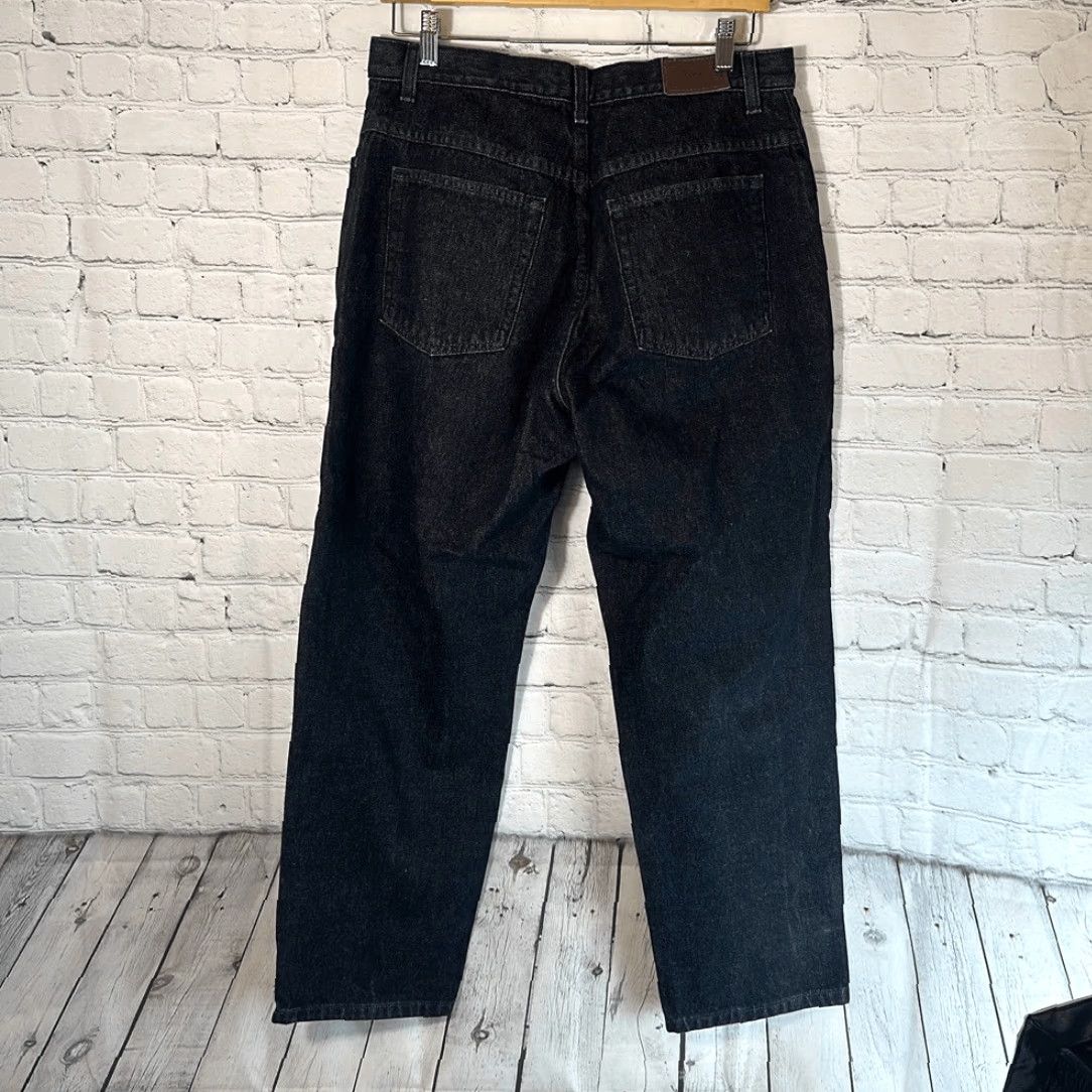 Vintage VINTAGE L.L. BEAN Jeans Denim Relaxed Fit Black 14 Women Size 14 Black Jeans Straight 27 Inseam Womens Size 36" / US 14 / IT 50 - 6 Thumbnail