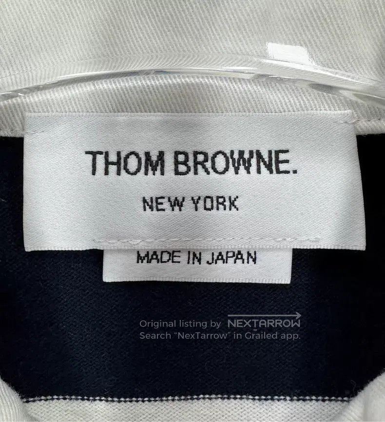 Thom Browne Thom Browne Black and White Colorblocked Long-sleeve Polo Size XS / US 0-2 / IT 36-38 - 3 Thumbnail