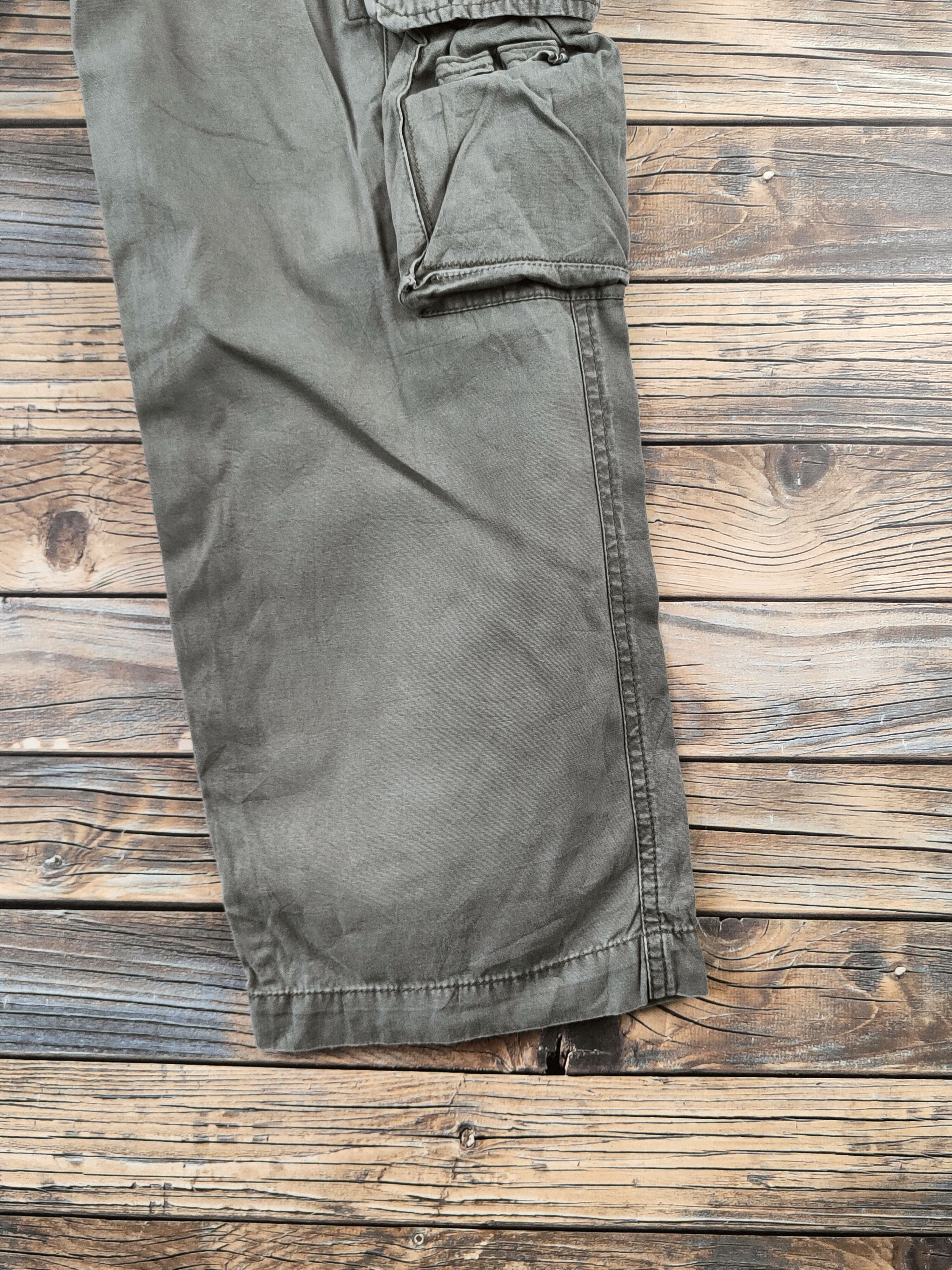 Surplus Research DL Surplus Green Multipocket Cargo Pants #46-954 Size US 31 - 6 Thumbnail