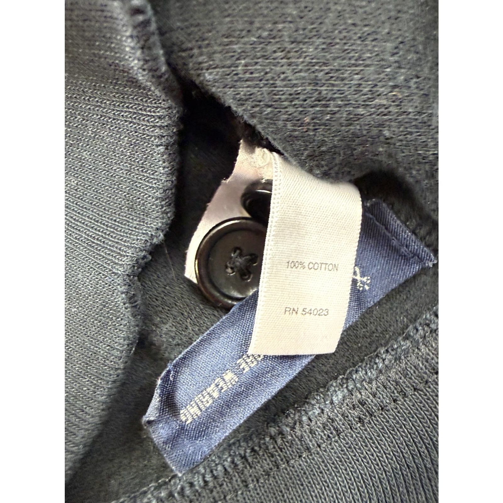 Banana Republic Banana Republic Jacket Mens Large Black Knit Bomber Full Zip Cotton Stand Collar Size US L / EU 52-54 / 3 - 6 Thumbnail
