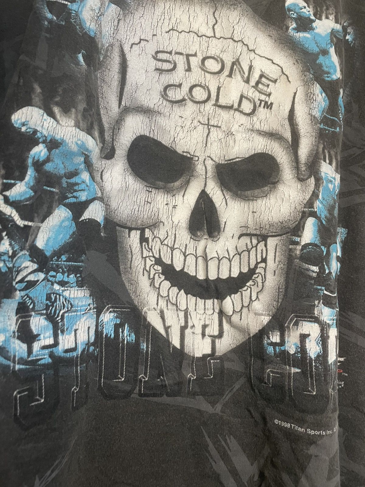 Vintage × WWE × WWF Vintage Stone Cold Steve Austin All over print Size US L / EU 52-54 / 3 - 3 Thumbnail