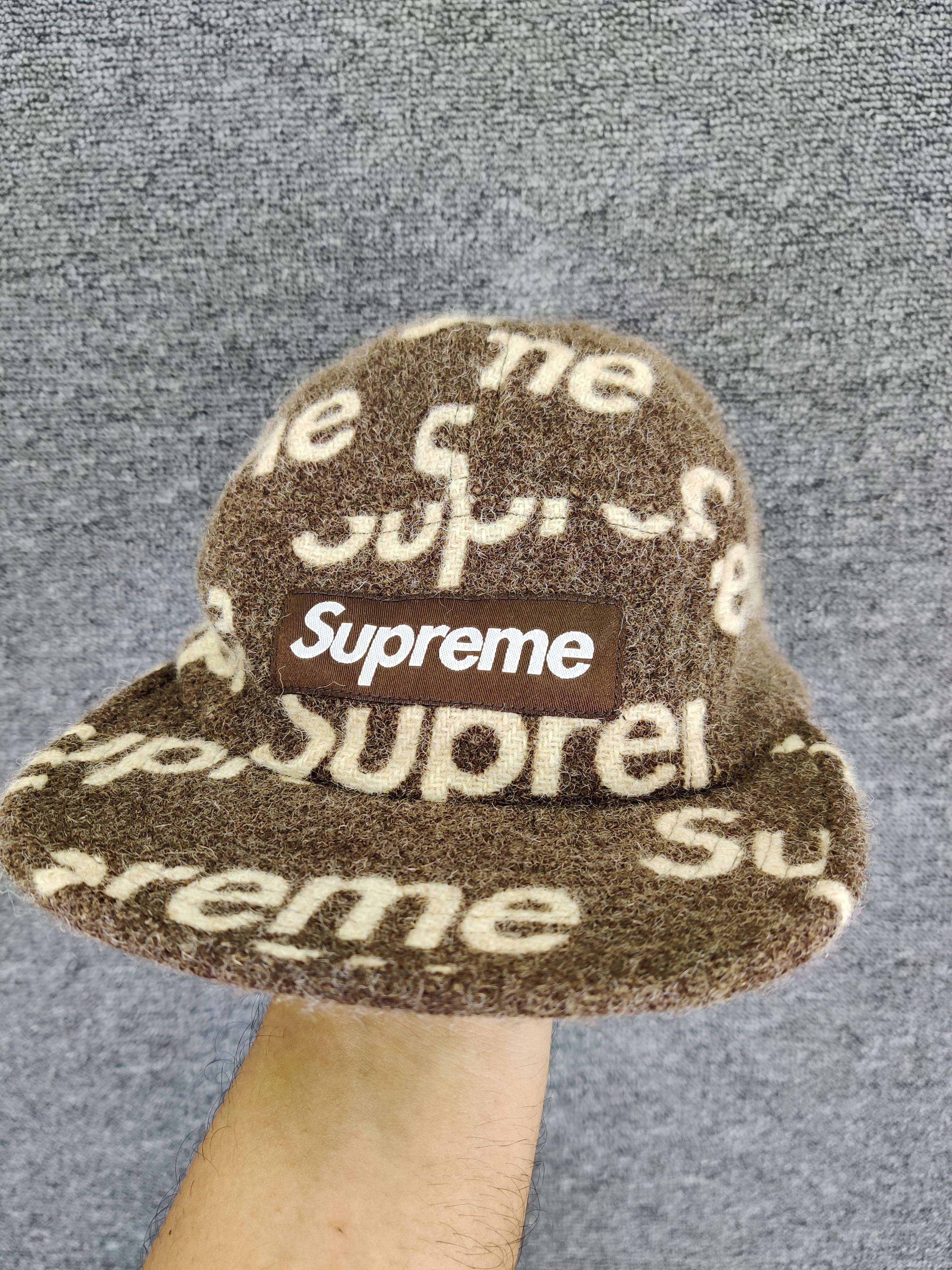 Harris Tweed × Supreme Supreme 18AW Harris Tweed Wool Camp Hats Size ONE SIZE - 1 Thumbnail