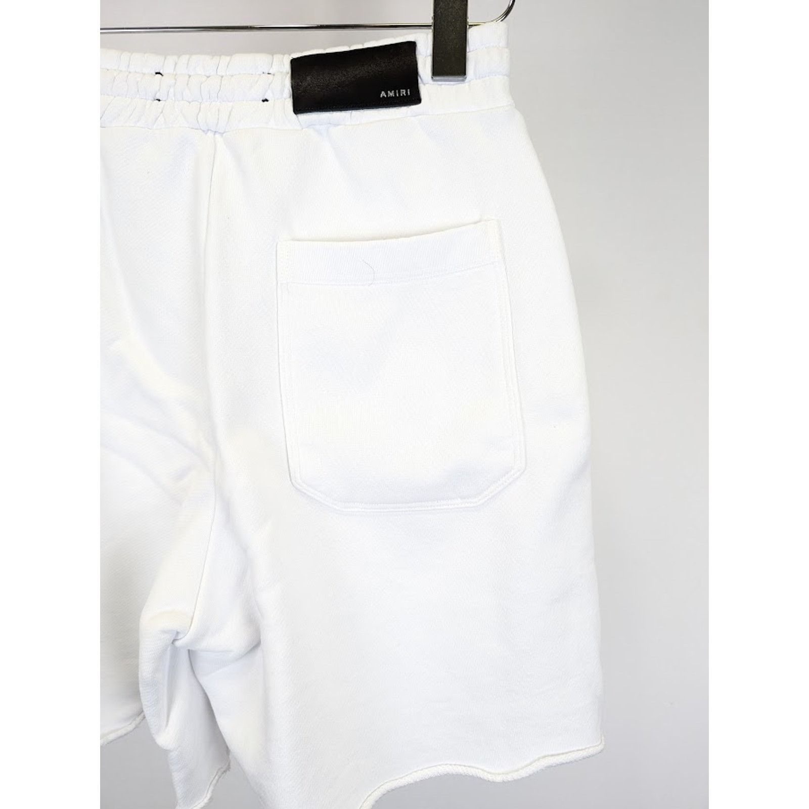 Amiri o1rshd1 MA Logo Sweatshorts in White Size US 30 / EU 46 - 14 Thumbnail