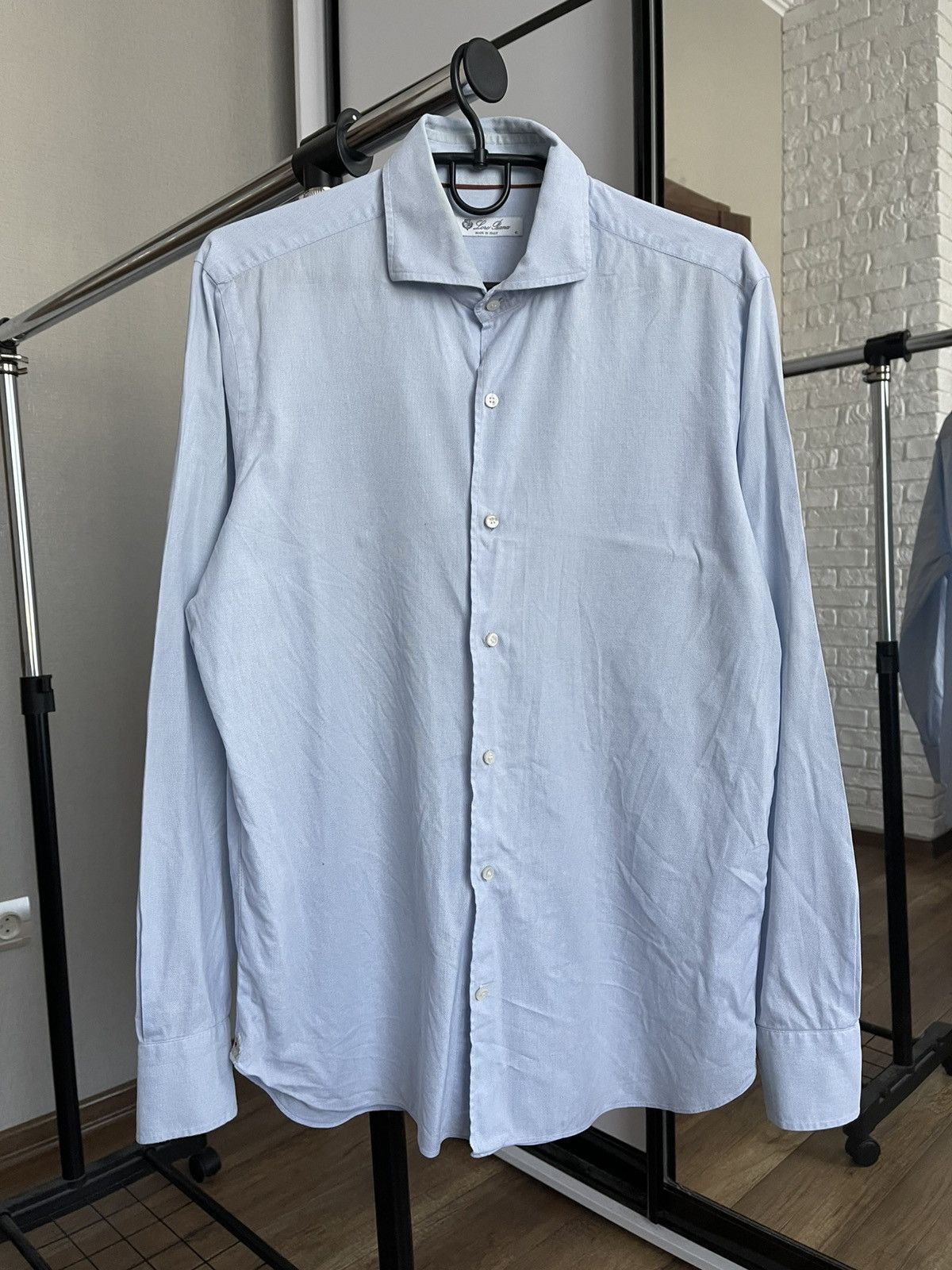 Loro Piana Loro Piana Button Up Shirt Long Sleeve Size US M / EU 48-50 / 2 - 1 Thumbnail