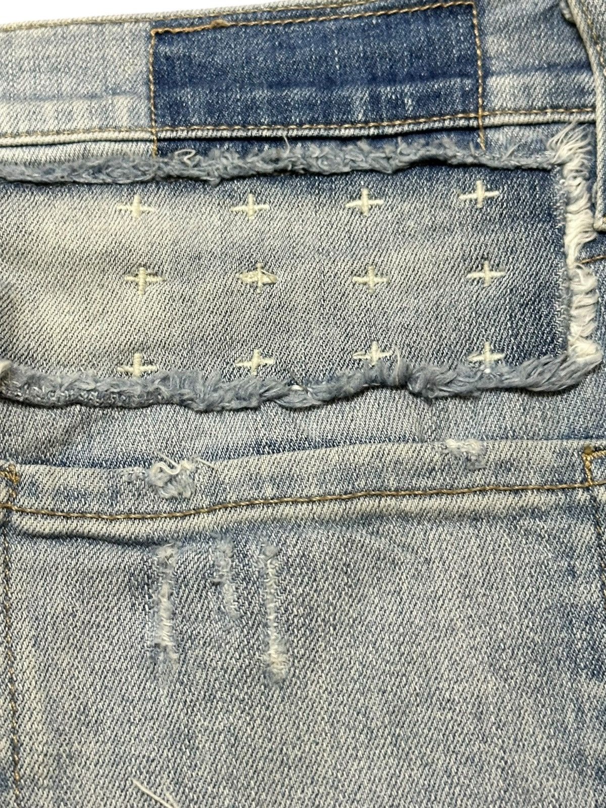 Ksubi Vintage Ksubi Patchwork Embroidded Logo Distressed Denim Size US 28 / EU 44 - 7 Thumbnail