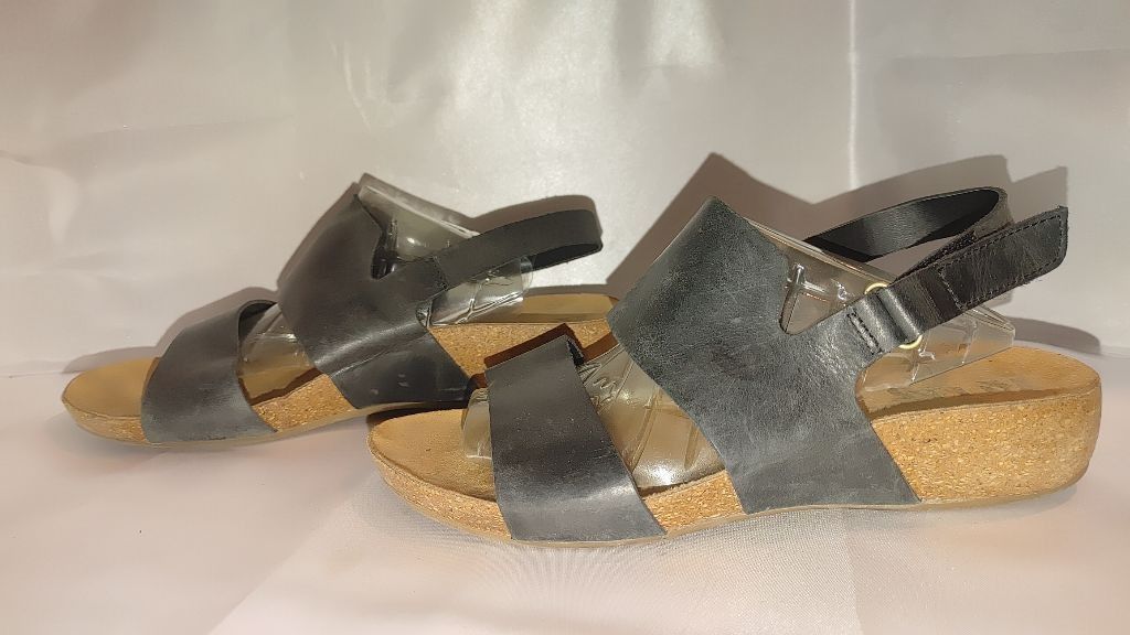 Kork-Ease Korks Yanidel Leather Wedge Sandal Size 9M Size US 9 / IT 39 - 3 Thumbnail