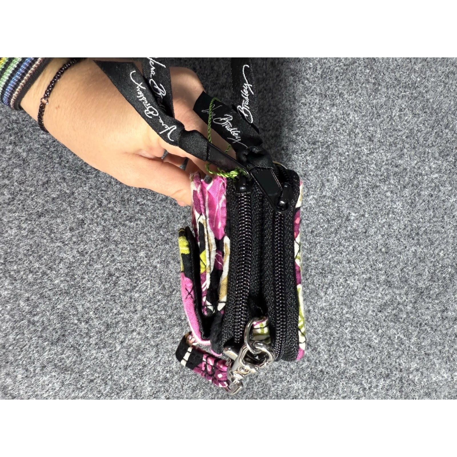 Vera Bradley Vera Bradley Hipster Crossbody Bag NWT Pirouette Pink Floral Quilted Cotton Small Size ONE SIZE - 5 Thumbnail
