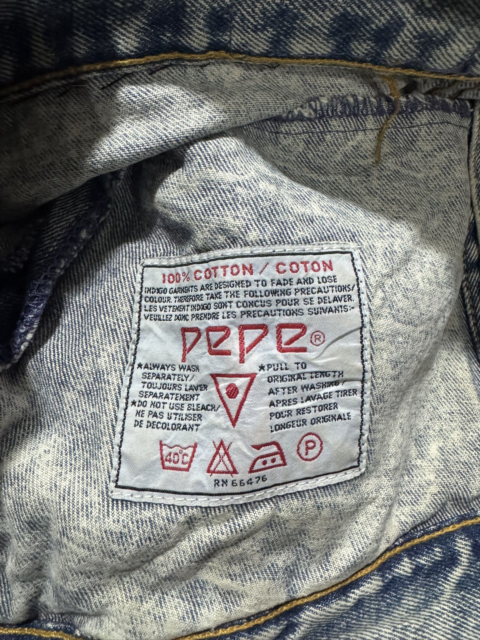JNCO × Pepe Jeans Vintage 90's Pepe Jeans Custom Patchwork Trucker Jacket Size US S / EU 44-46 / 1 - 11 Thumbnail