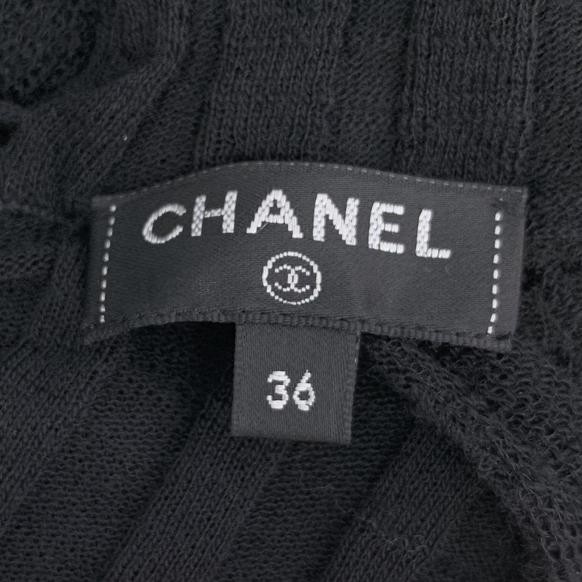 Chanel Chanel Black Flared Sleeve Half Turtleneck Wool Knit Sweater Size XS / US 0-2 / IT 36-38 - 5 Thumbnail