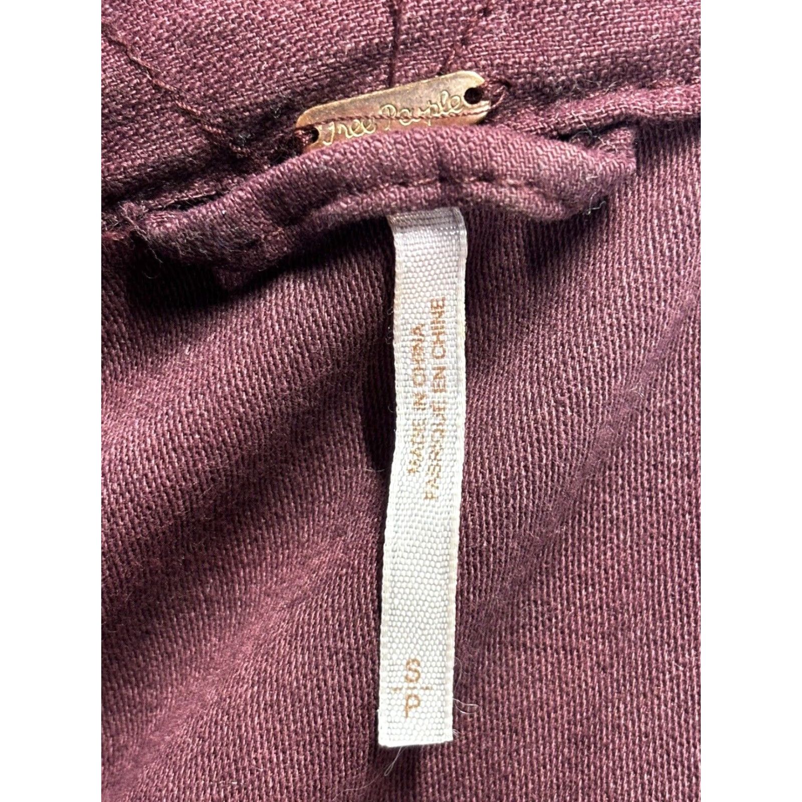 Free People Free People Military Jacket Coat, Red, Small, Womens Size S / US 4 / IT 40 - 7 Thumbnail