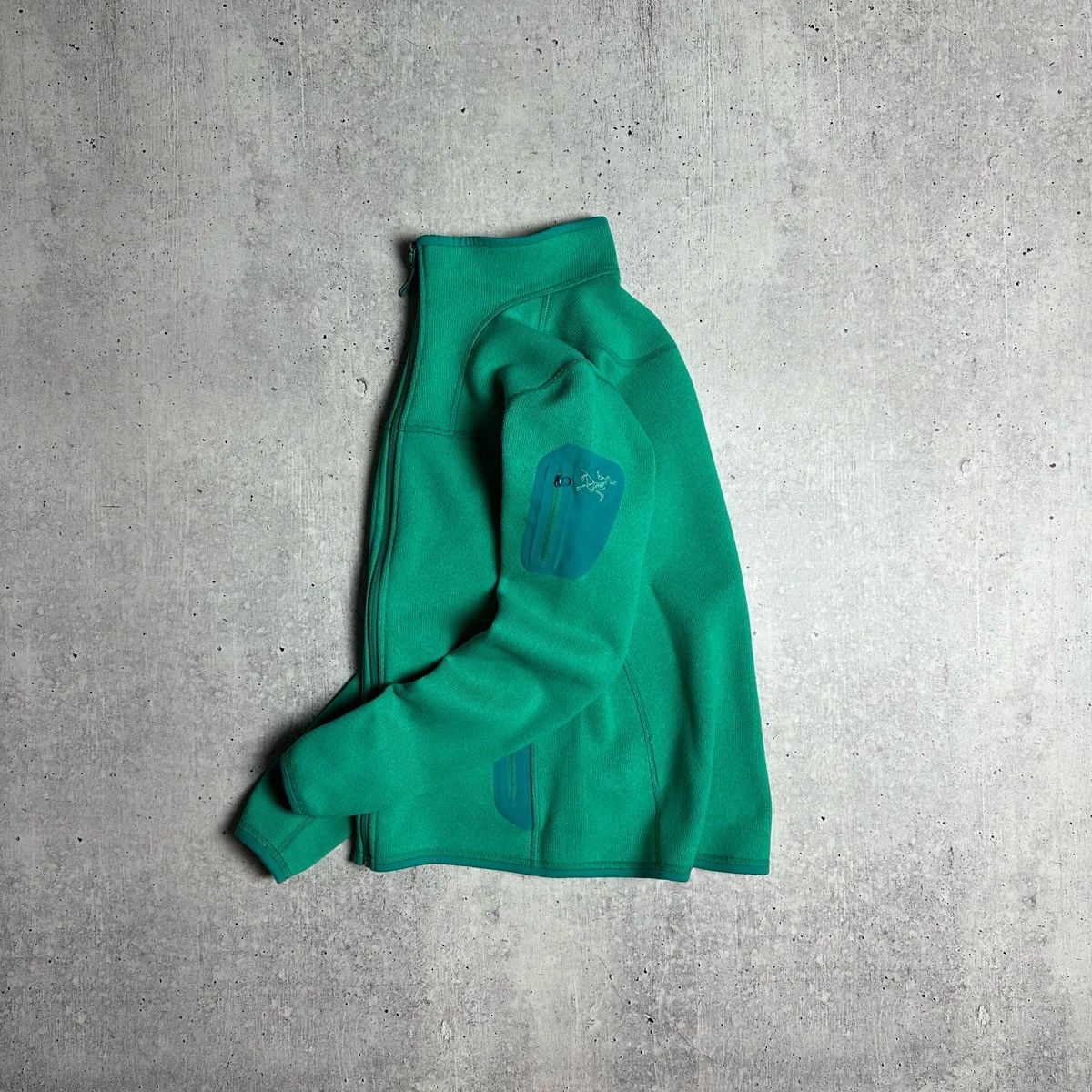 Arc'teryx Arcteryx Hoodie Zip Up Fleece Jacket Turquoise Colour Size S / US 4 / IT 40 - 1 Thumbnail