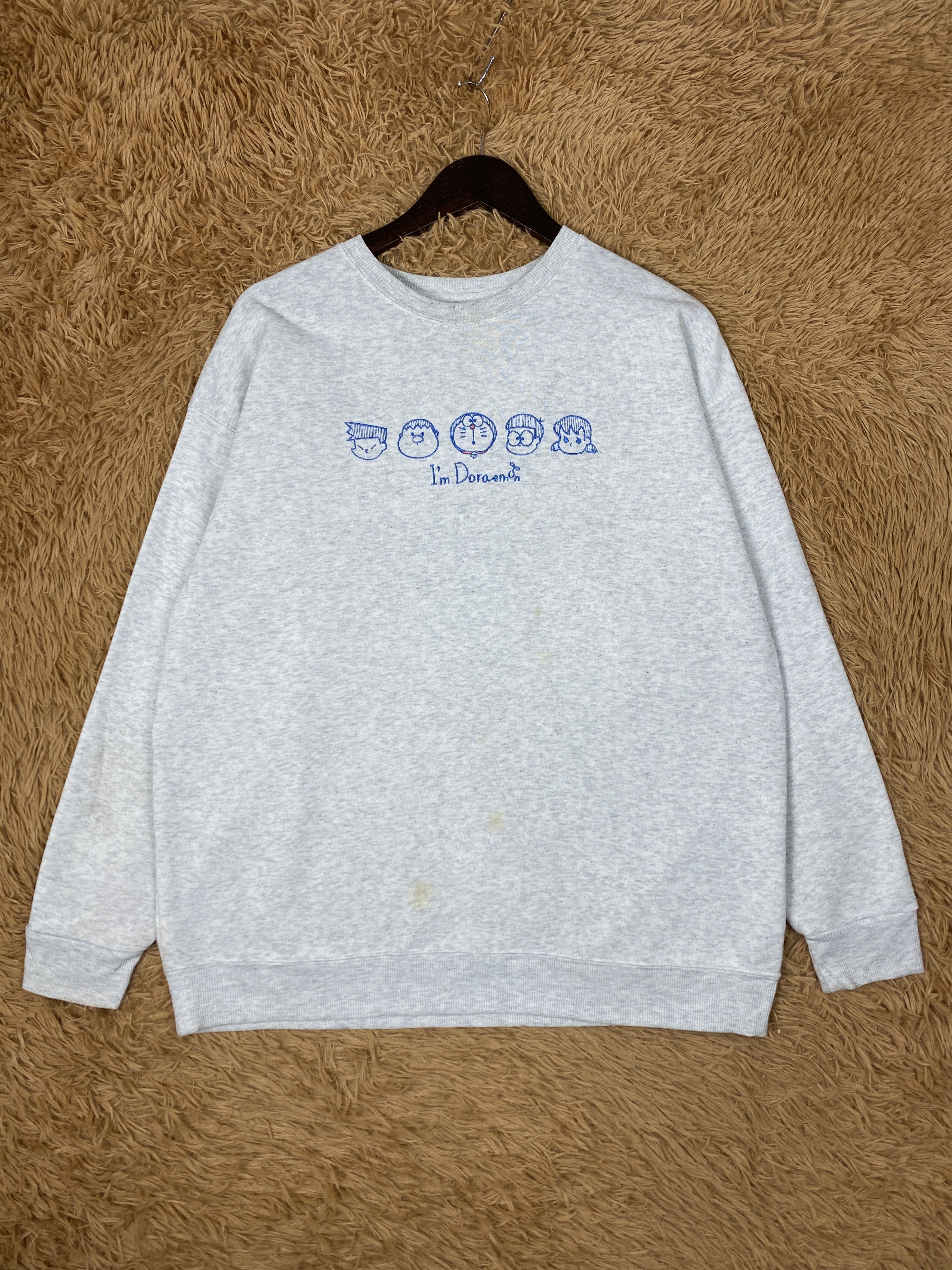 Anime Vintage Doreemon Sweatshirts PS0368 Size US XXL / EU 58 / 5 - 1 Thumbnail