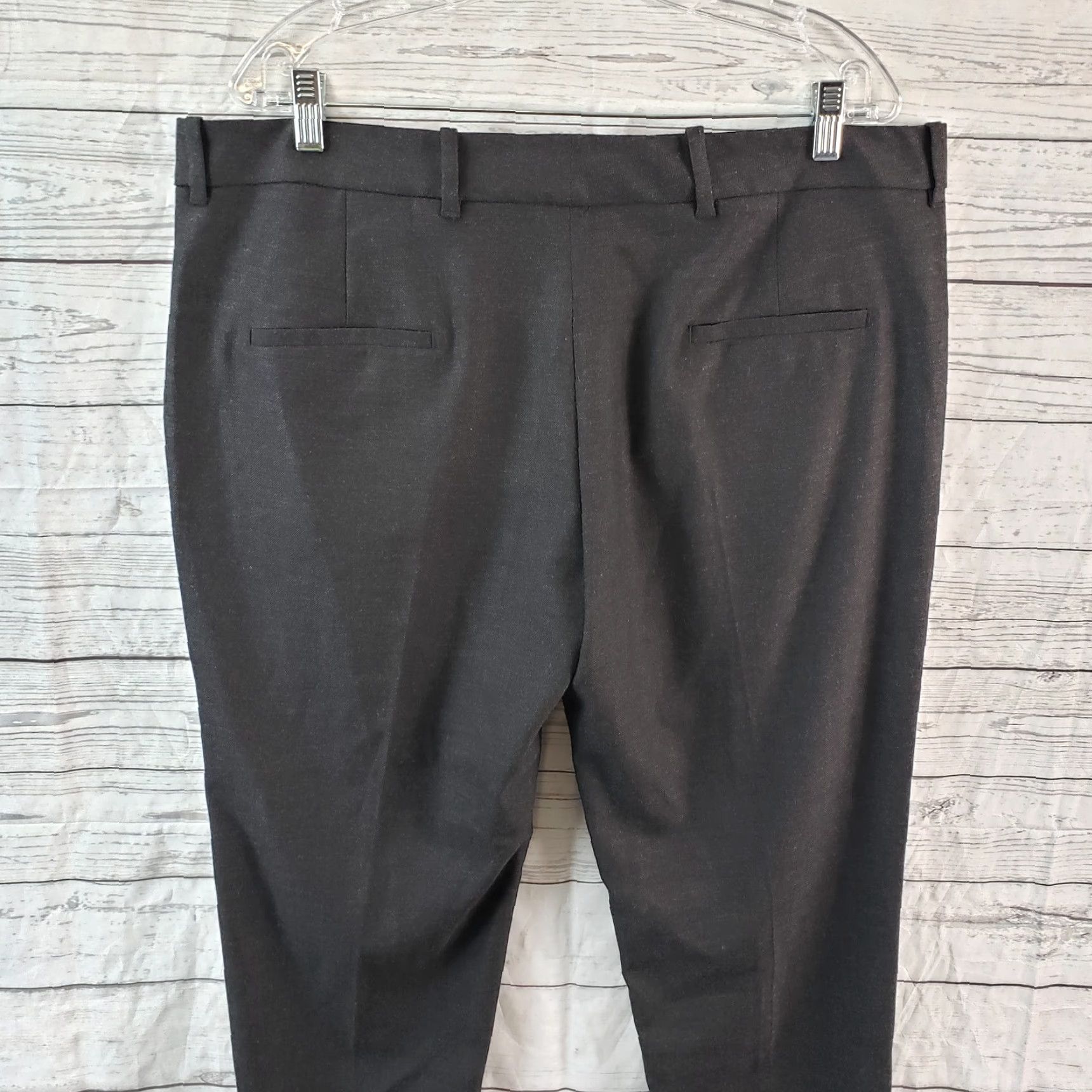 Zara Zara Women's Dress Pants Sz 12 Charcoal Gray Tapered Leg Mid Rise Dress Pants Womens 12 Gray Charcoal Shirt? Size 34" / US 12 / IT 48 - 4 Thumbnail