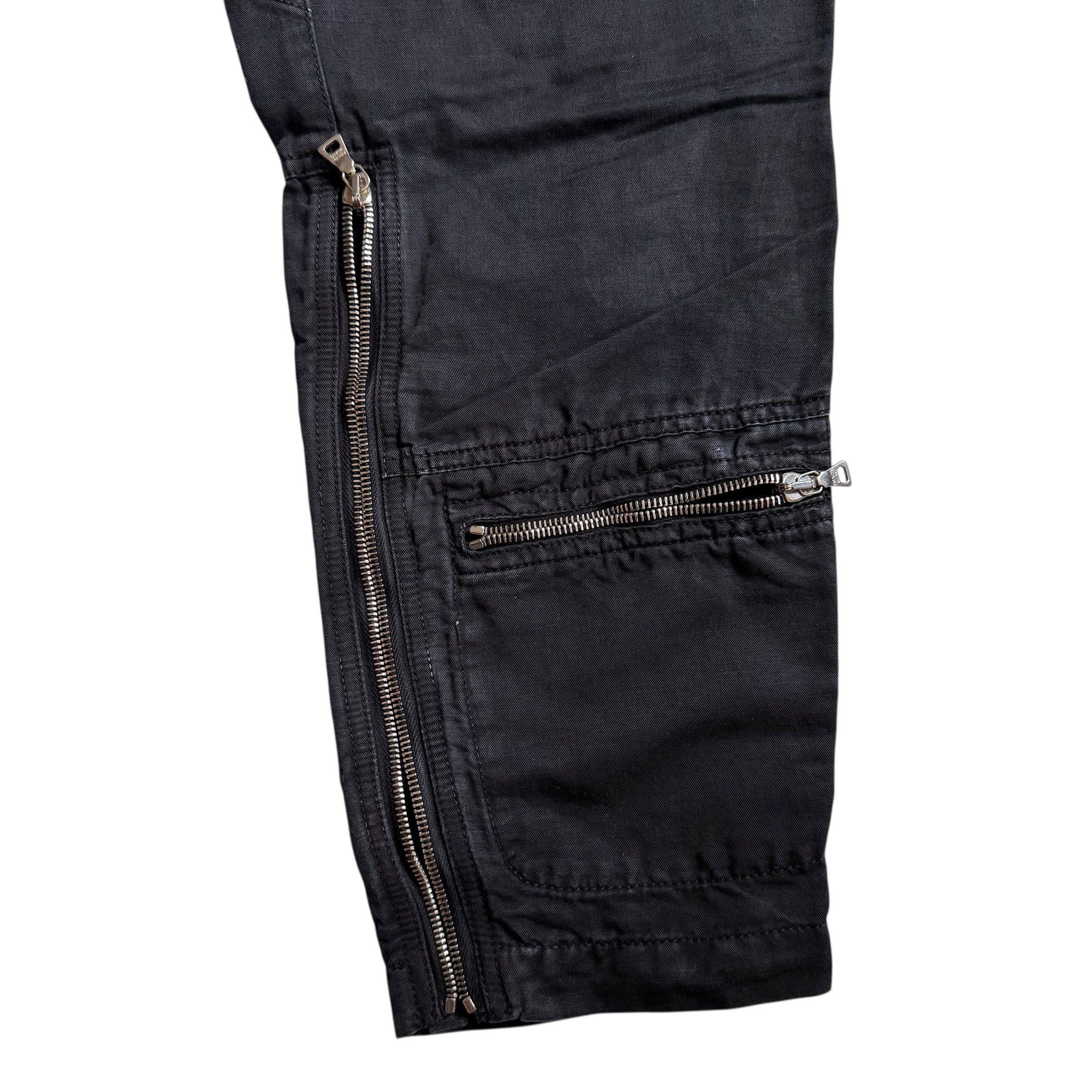 Prada PRADA VINTAGE MULTI ZIPPED BIKER PANTS Size US 28 / EU 44 - 5 Thumbnail