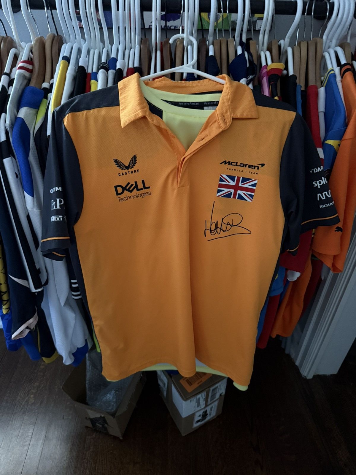 Castore Mclaren lando norris polo Size US M / EU 48-50 / 2 - 1 Thumbnail
