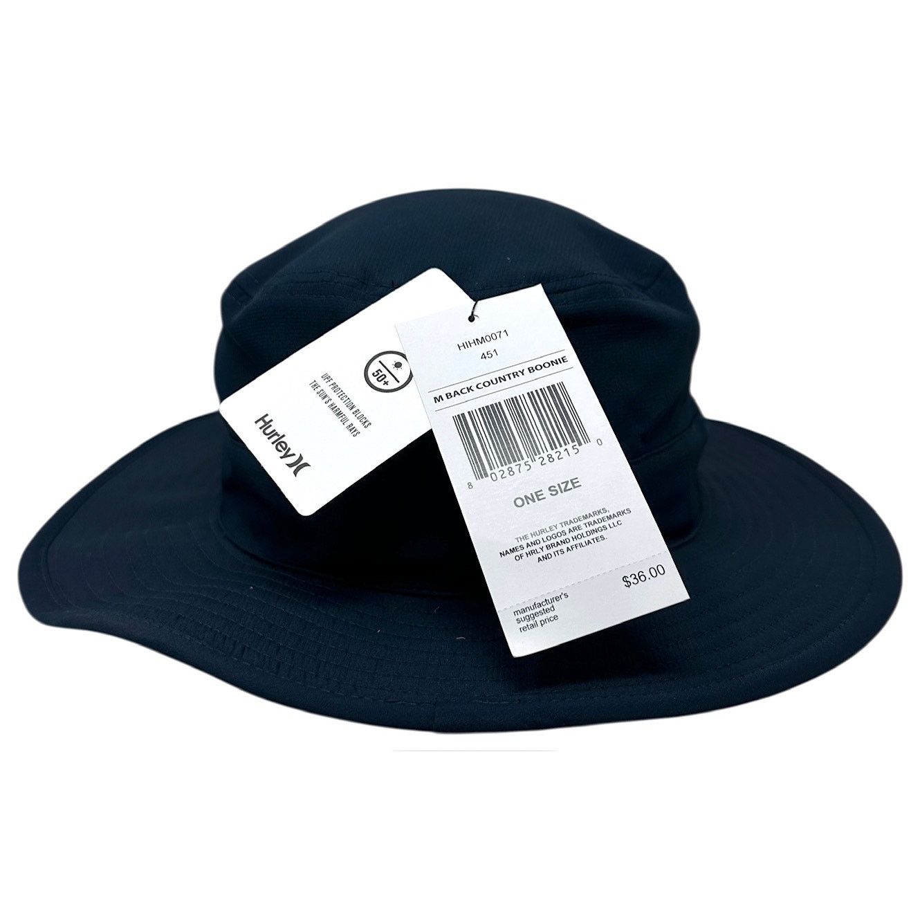 Hurley Hurley Men's Back Country Boonie Bucket Hat Cap in Navy Size ONE SIZE - 2 Thumbnail