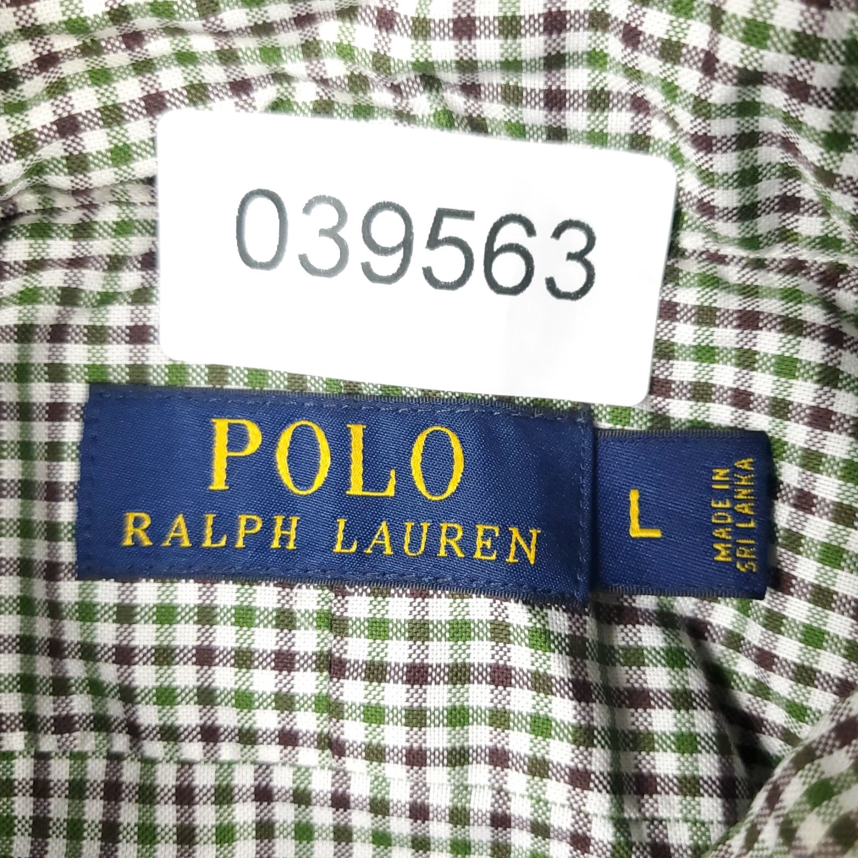 Ralph Lauren Ralph Lauren Shirt Mens Large Green Purple Check Button Up Long Sleeve Size US L / EU 52-54 / 3 - 6 Thumbnail