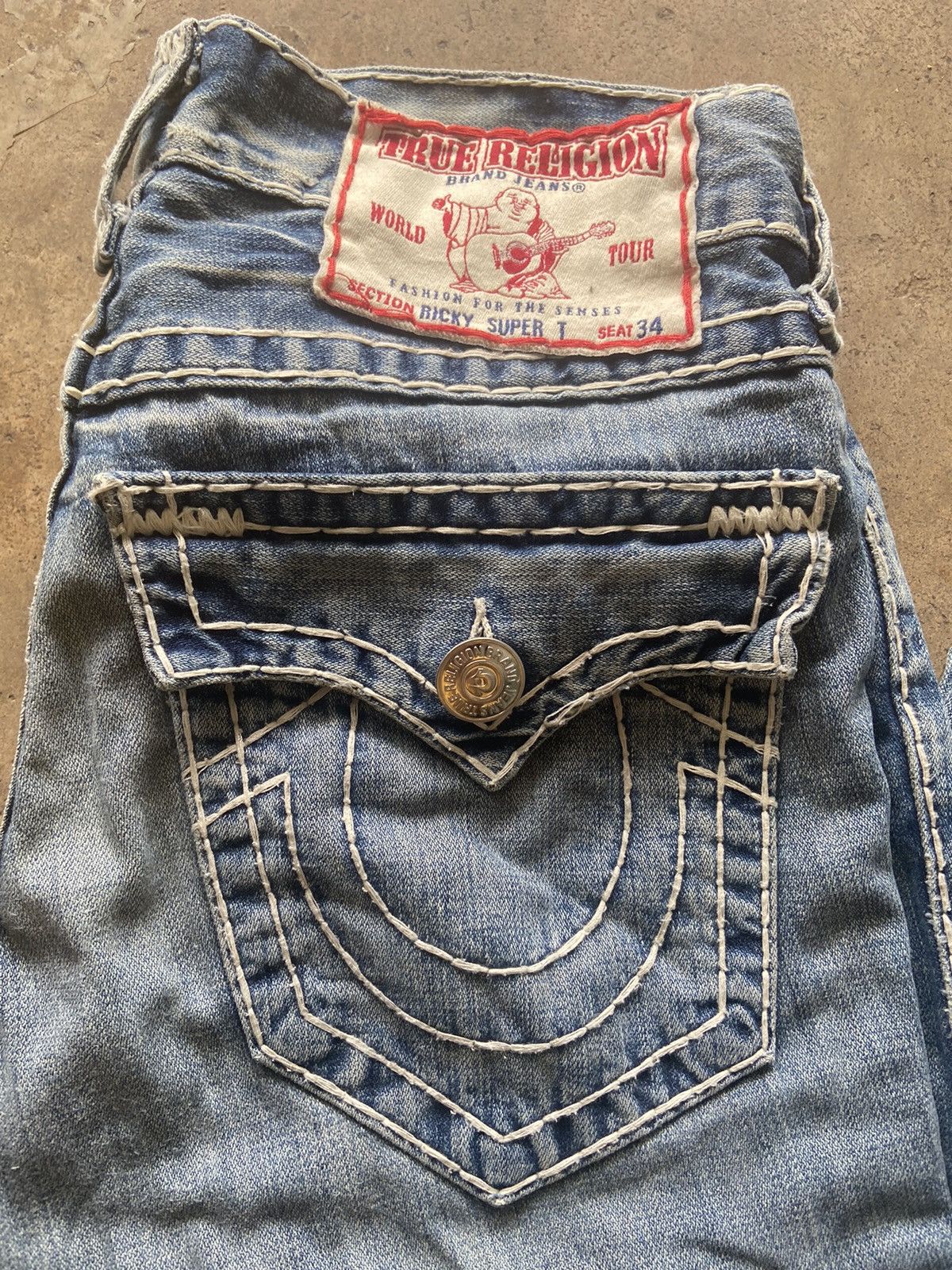 True Religion True Religion ricky super T Size US 33 - 4 Thumbnail
