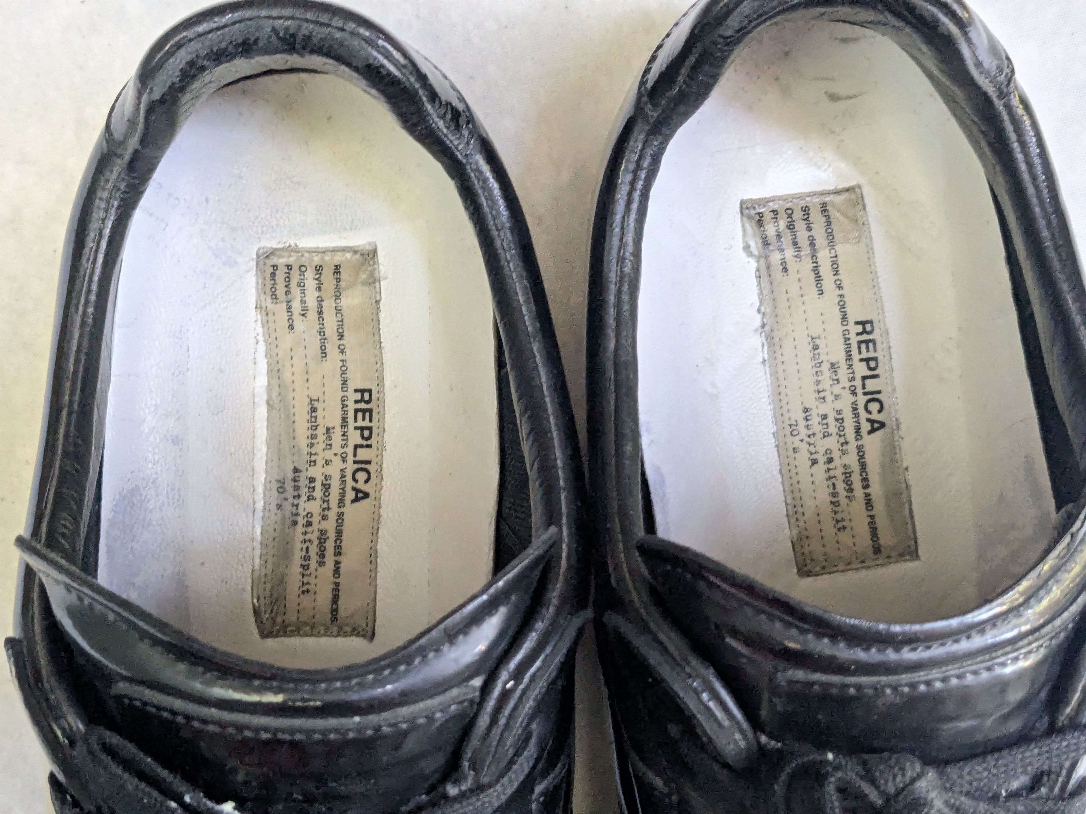 Maison Margiela Maison Margiela Replica GAT Black Patent Leather 12 45 Low Size US 12 / EU 45 - 6 Thumbnail