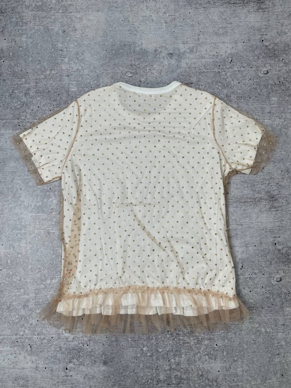 RED Valentino Vintage Red Valentino Sparkling Sequit Glitter T-Shirt Y2K Size M / US 6-8 / IT 42-44 - 4 Thumbnail