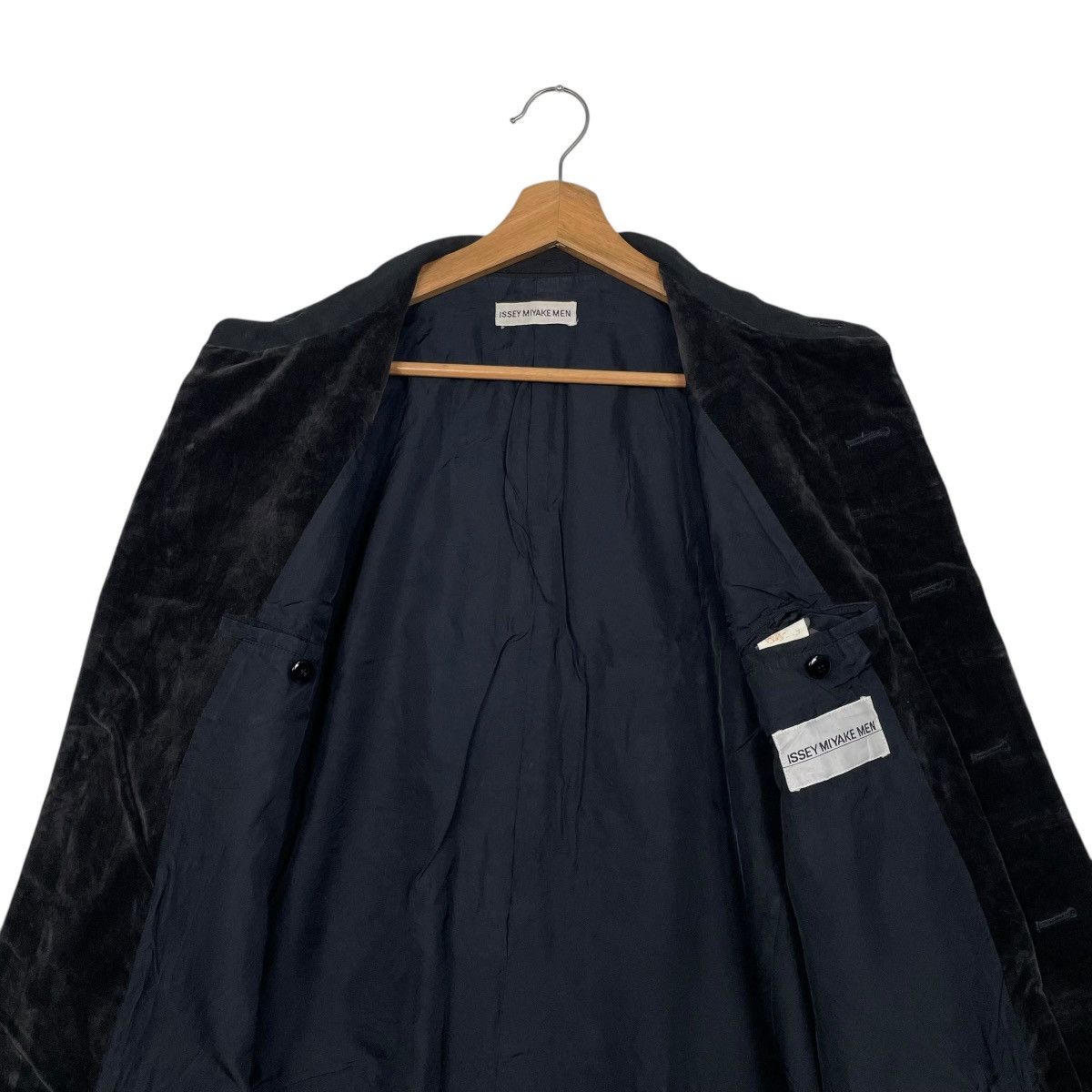 Issey Miyake Issey Miyake Men Mandarin Velvet Sleeve Jacket Size US M / EU 48-50 / 2 - 12 Thumbnail