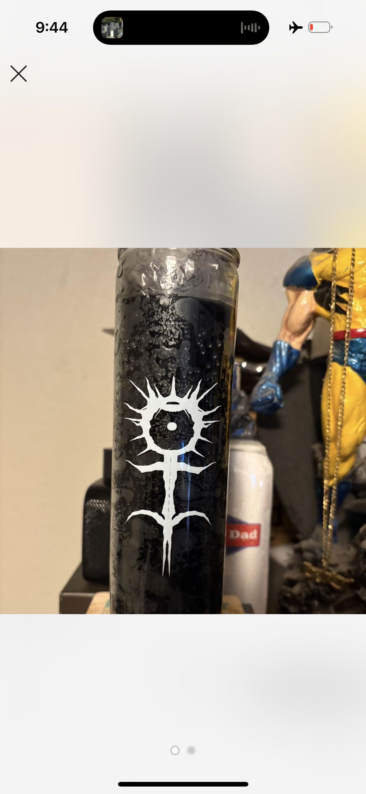 GHOSTEMANE blackmage sigil candle Size ONE SIZE - 1 Preview