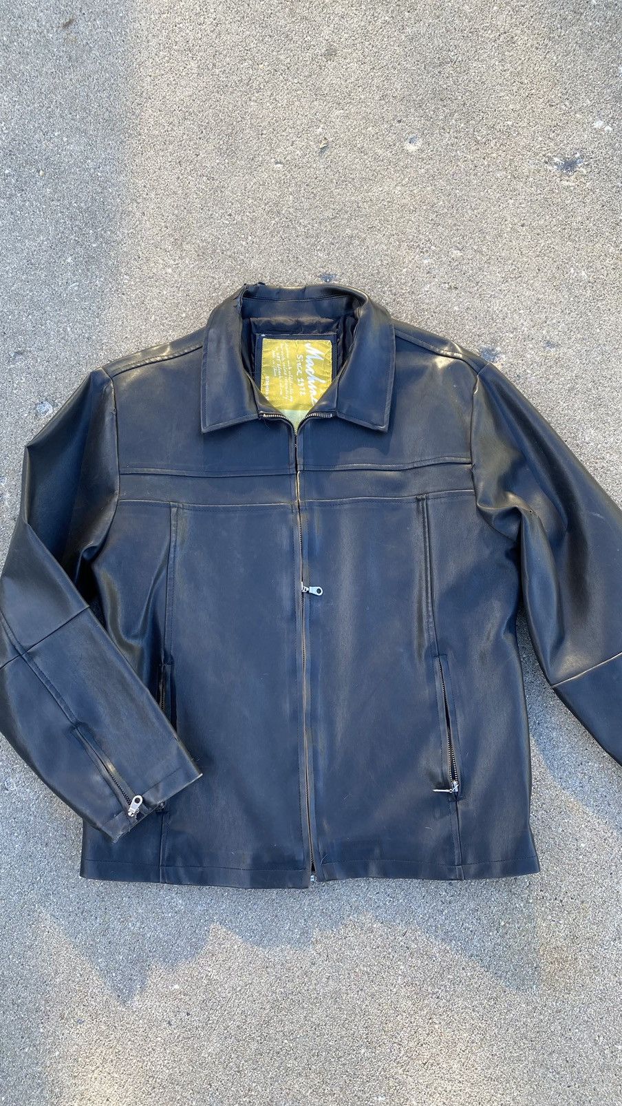 Vintage Vintage black leather jacket Size US L / EU 52-54 / 3 - 1 Thumbnail