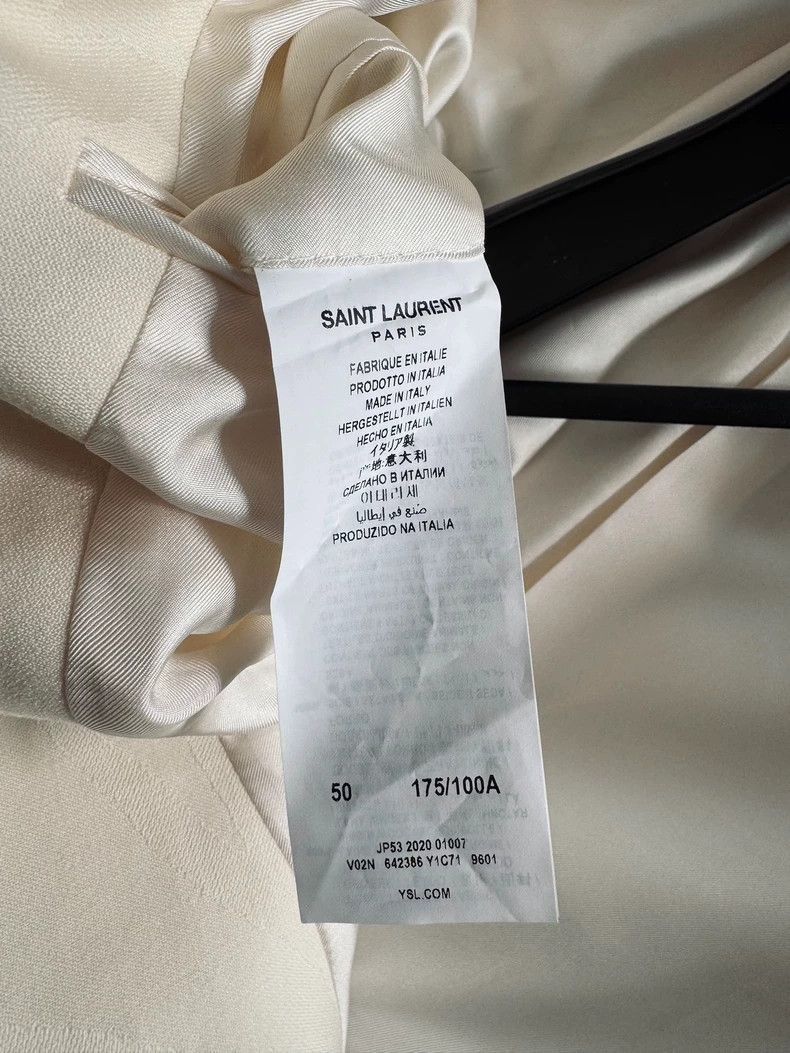 Saint Laurent Paris Saint Laurent Paris White Spring/Summer Poster Jacket-2506 Size US M / EU 48-50 / 2 - 5 Thumbnail