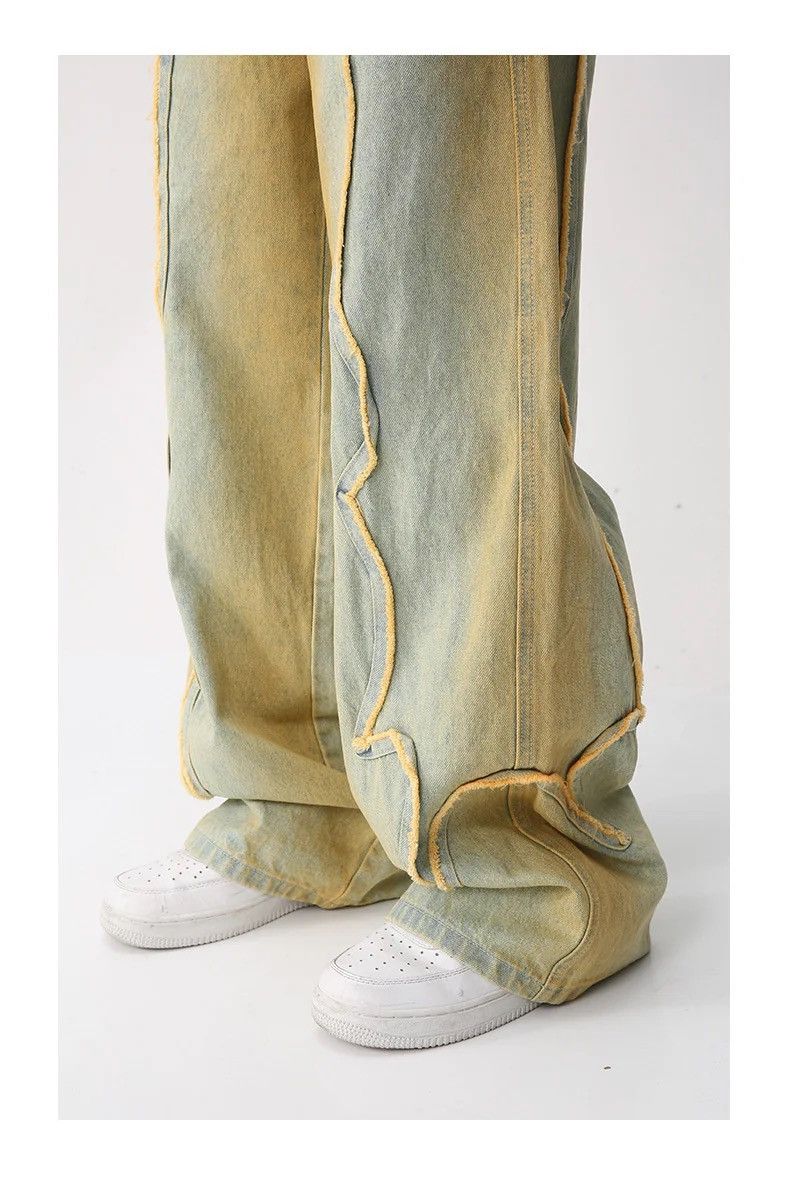 Vintage Straight Gradient Jeans Pants Vintage 90’s style Size US 32 / EU 48 - 7 Thumbnail