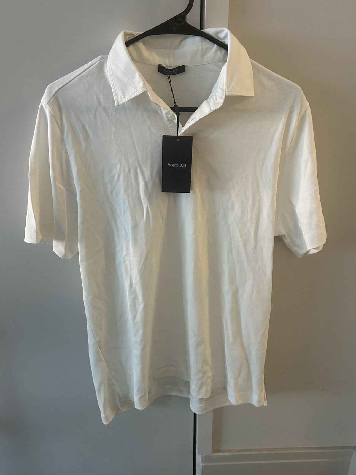 Massimo Dutti Brand New with Tags Massimo Dutti White Collared Shirt Size US M / EU 48-50 / 2 - 1 Thumbnail