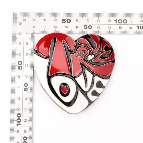 Other Heart Alloy Buckle Belt Size ONE SIZE - 3 Thumbnail