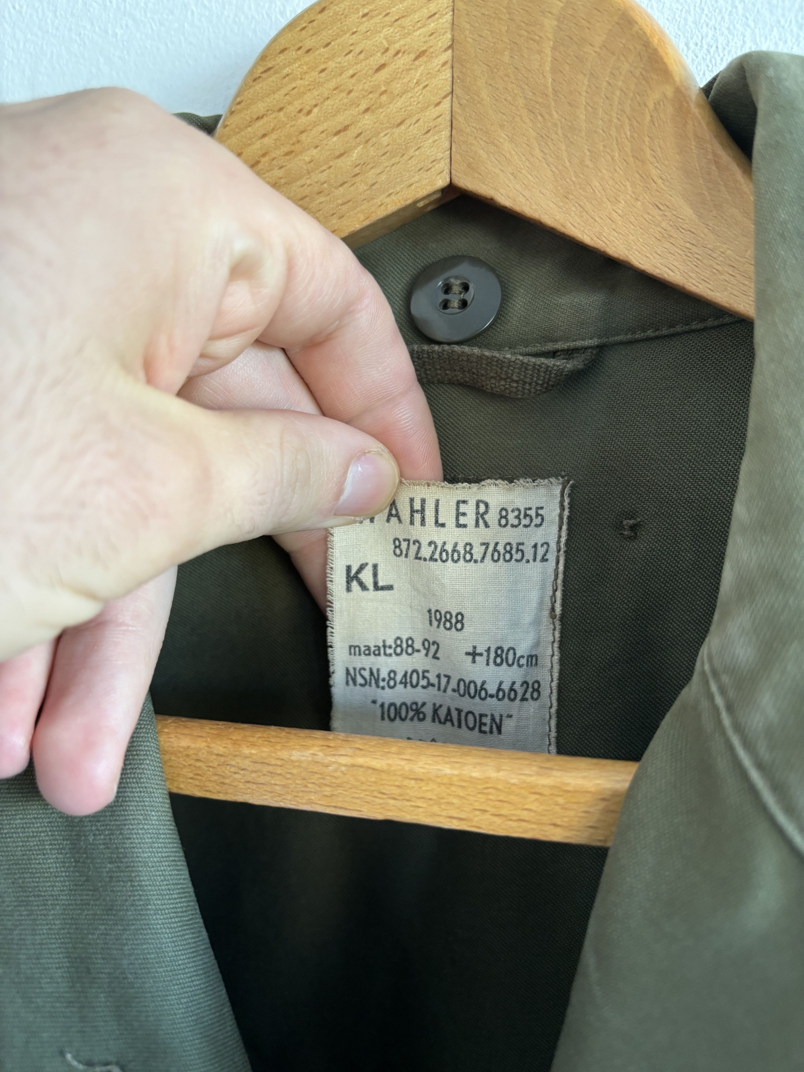 Japanese Brand Vintage 1988 Dutch M65 Field Combat Jacket Size US L / EU 52-54 / 3 - 3 Thumbnail
