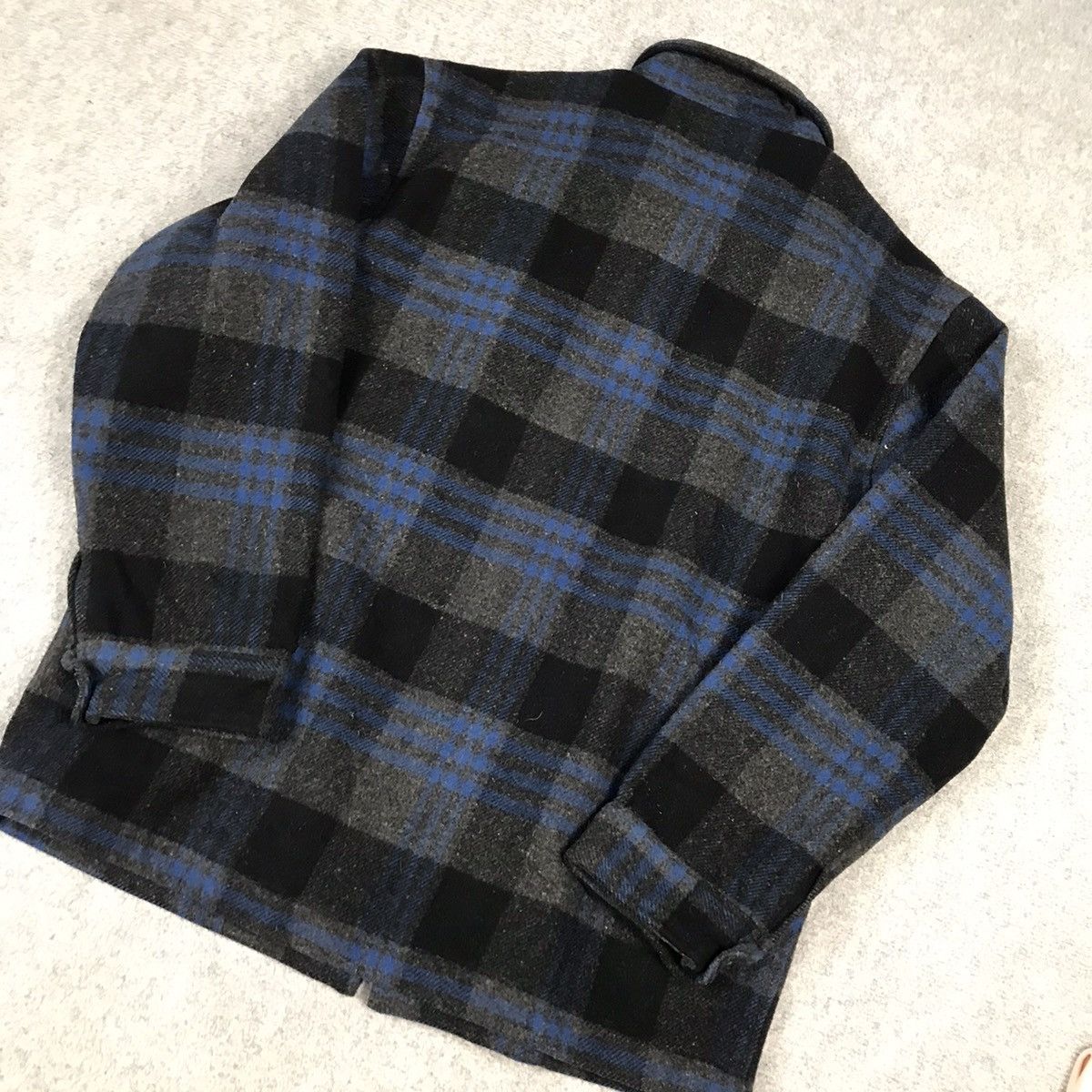 Japanese Brand × Vintage BIG BROS WOOL ZIPPER FLANNEL DESIGN JACKET Size US L / EU 52-54 / 3 - 10 Thumbnail