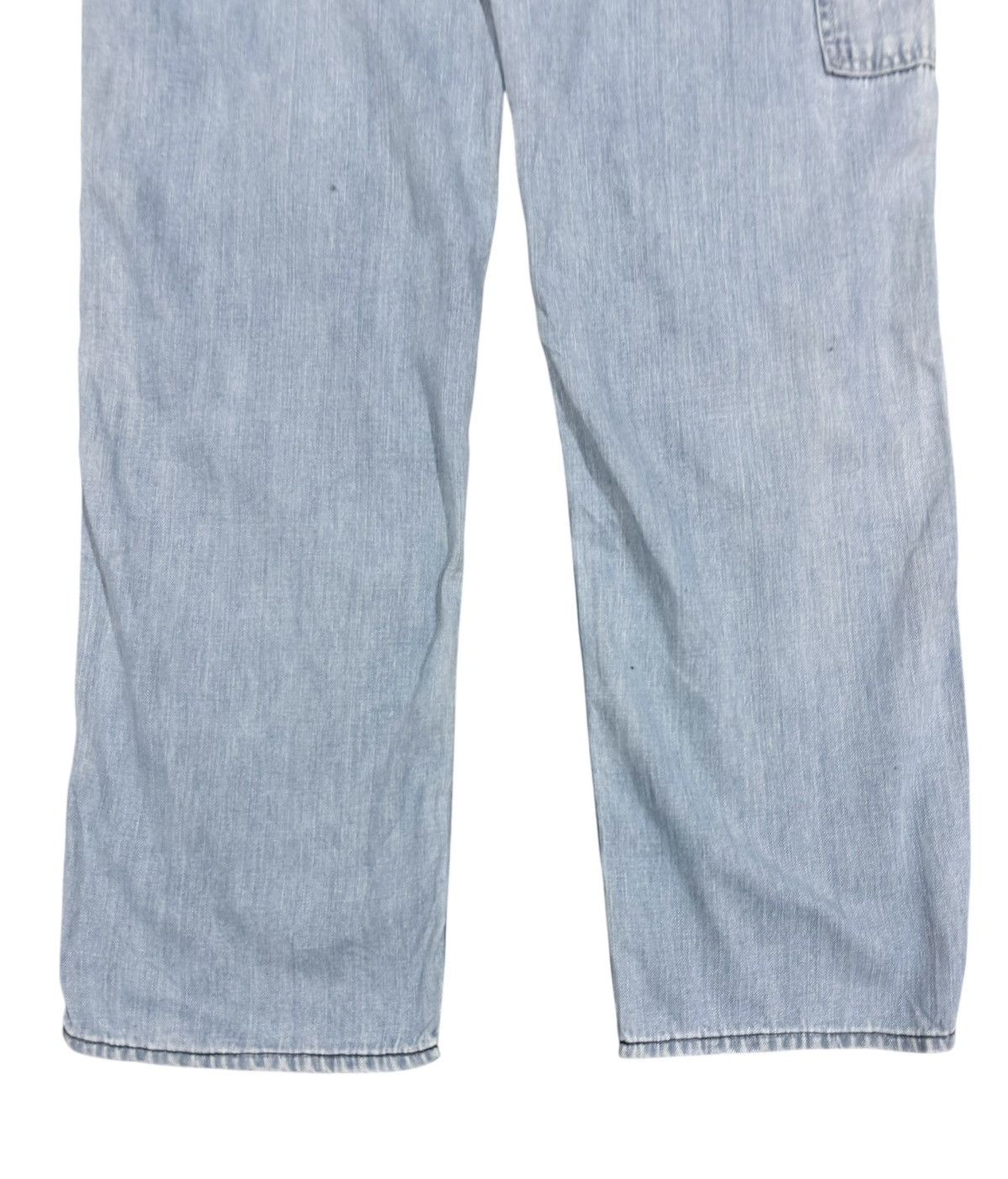 Blue Blue Japan Vtg🔥H.R Market Blue Blue Japan Carpenter Sashiko Jeans Size US 33 - 13 Thumbnail