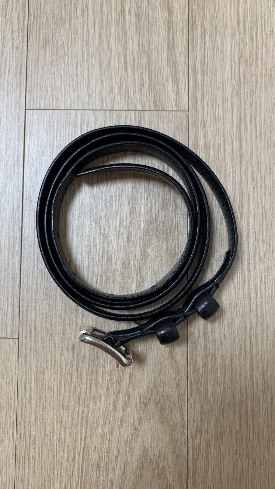 Marc Jacobs Marc Jacobs Black Skinny Belt Rare Size 30 - 13 Thumbnail