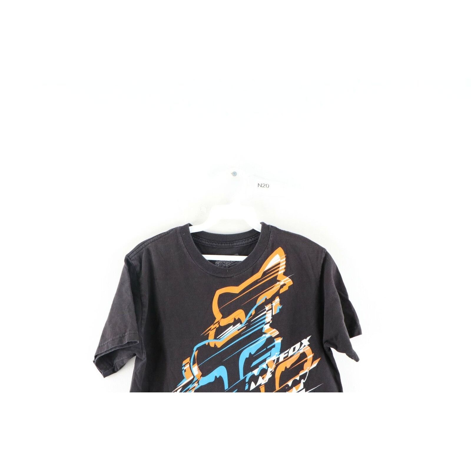 Fox Racing × Vintage Vintage Fox Racing Faded Spell Out Short Sleeve T-Shirt Size US S / EU 44-46 / 1 - 2 Thumbnail
