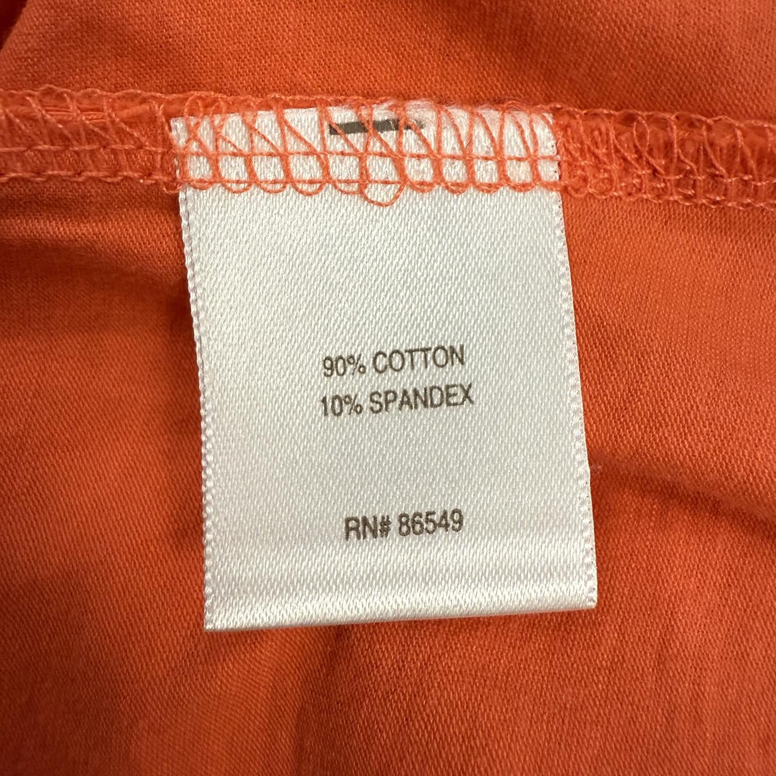 Tommy Bahama NWOT Tommy Bahama Women's Orange Sleeveless Shirt Cinched S Size S / US 4 / IT 40 - 5 Thumbnail